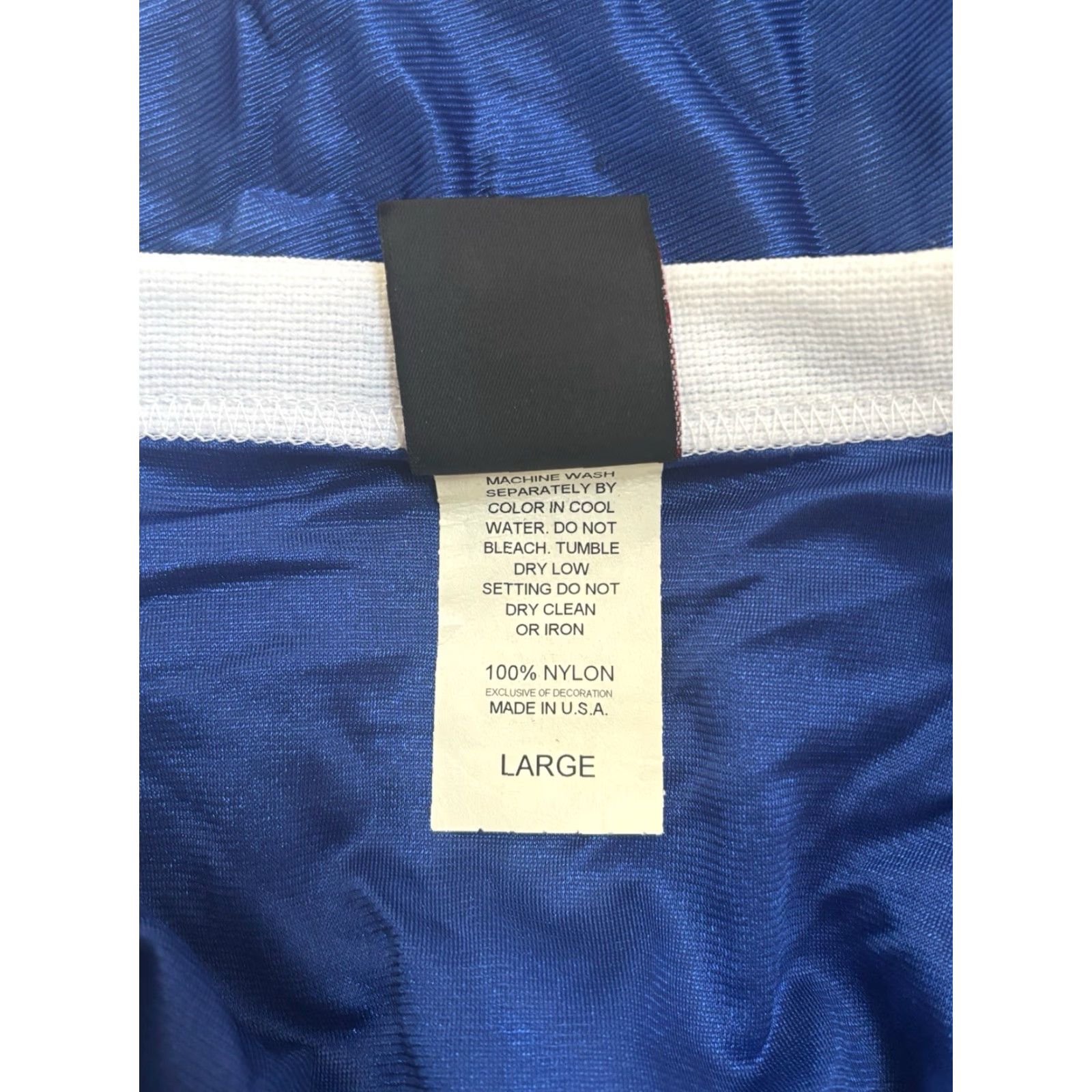 Wilson VINTAGE Wilson Basketball Jersey Tank Top Mens Large NOS NWT 90s USA Made Royal Blue & White Jersey 90s Basketball Tank Mens L USA Size US L / EU 52-54 / 3 - 5 Thumbnail