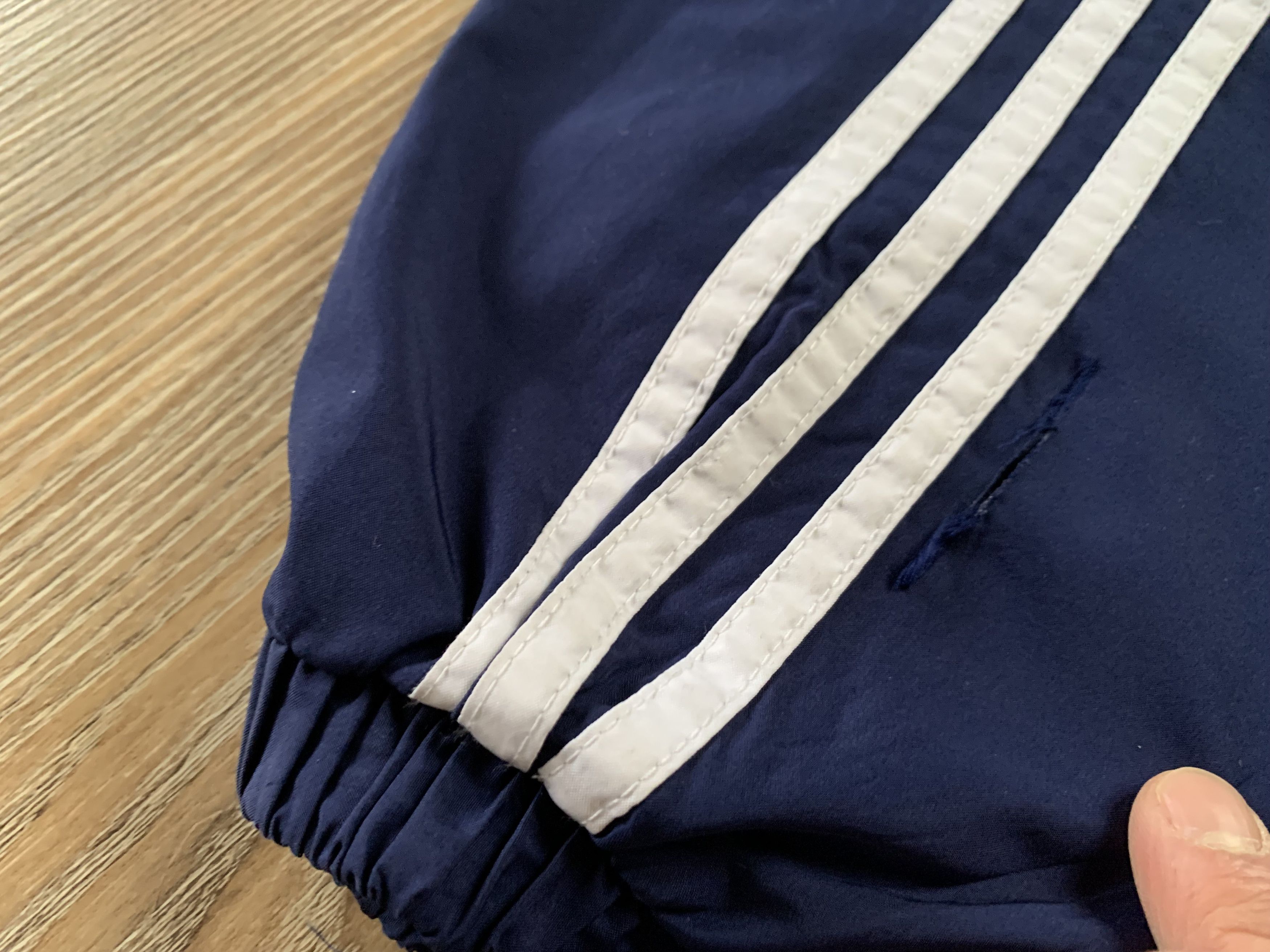 Adidas × Vintage Rare Adidas Vintage Stripe Lightweight Anorak Jacket Size US L / EU 52-54 / 3 - 9 Thumbnail