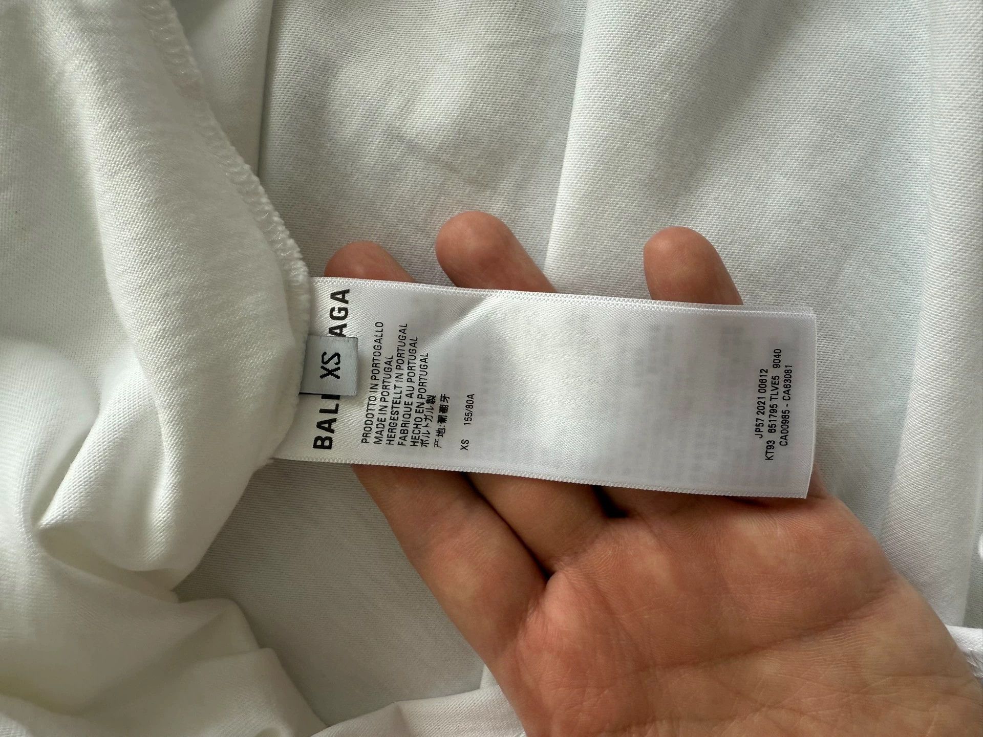 Balenciaga Balenciaga White Oversized T-Shirt XS (Fits XL)Graffiti Size US XS / EU 42 / 0 - 5 Thumbnail