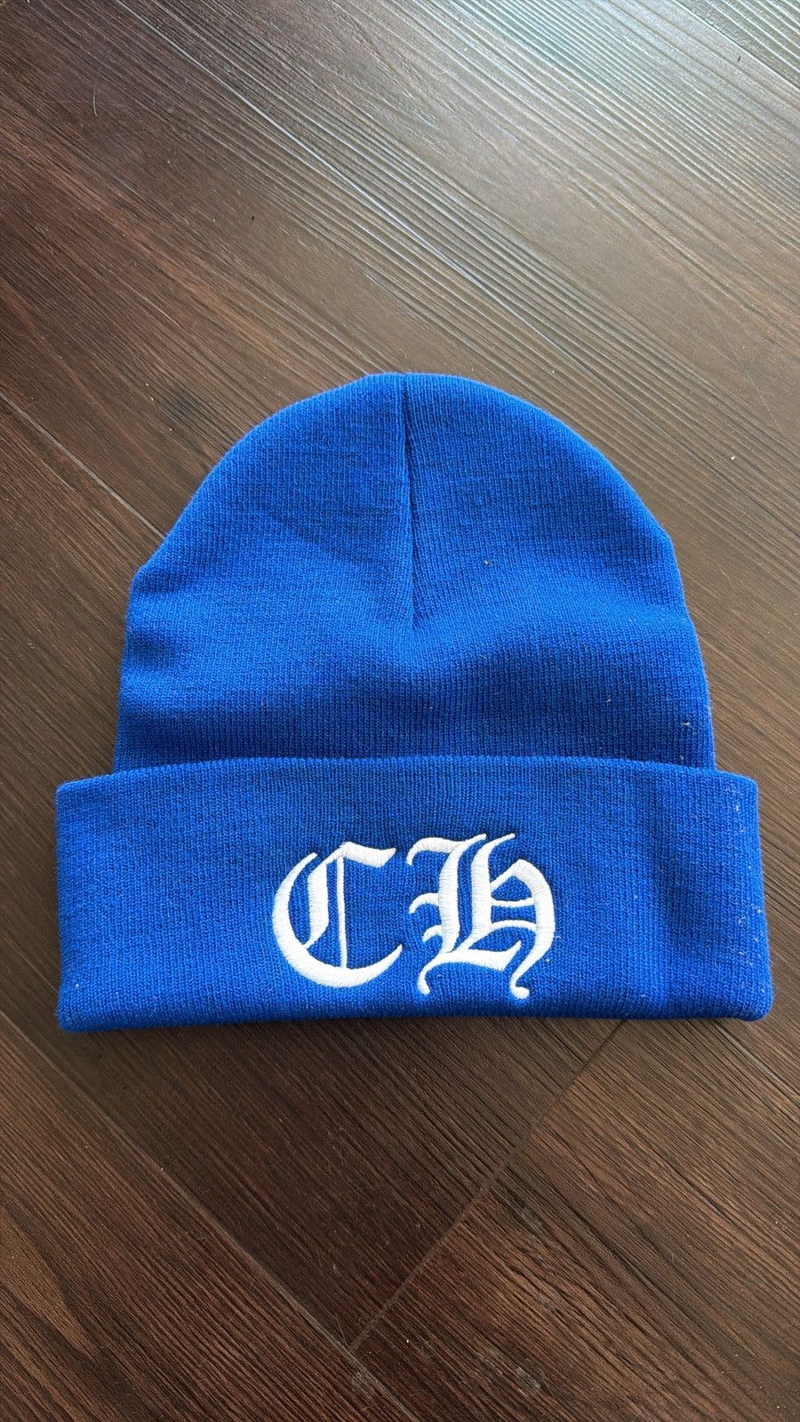 Chrome Hearts Chrome Hearts Blue White CH Beanie Size ONE SIZE - 1 Thumbnail