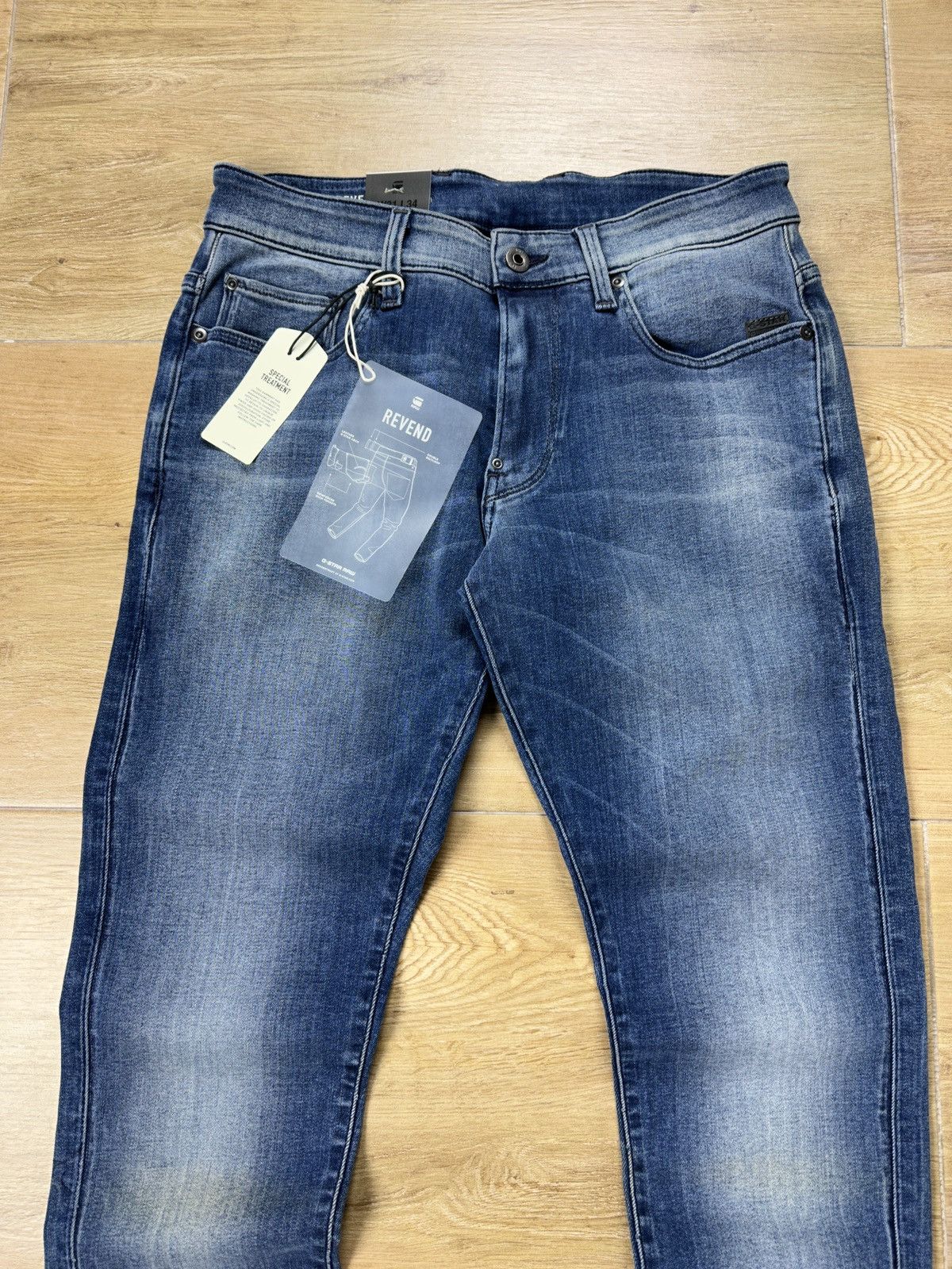 G-Star NEW🏷️ G-Star Raw Revend Super Slim Stretch Denim Jeans Size US 31 - 2 Thumbnail