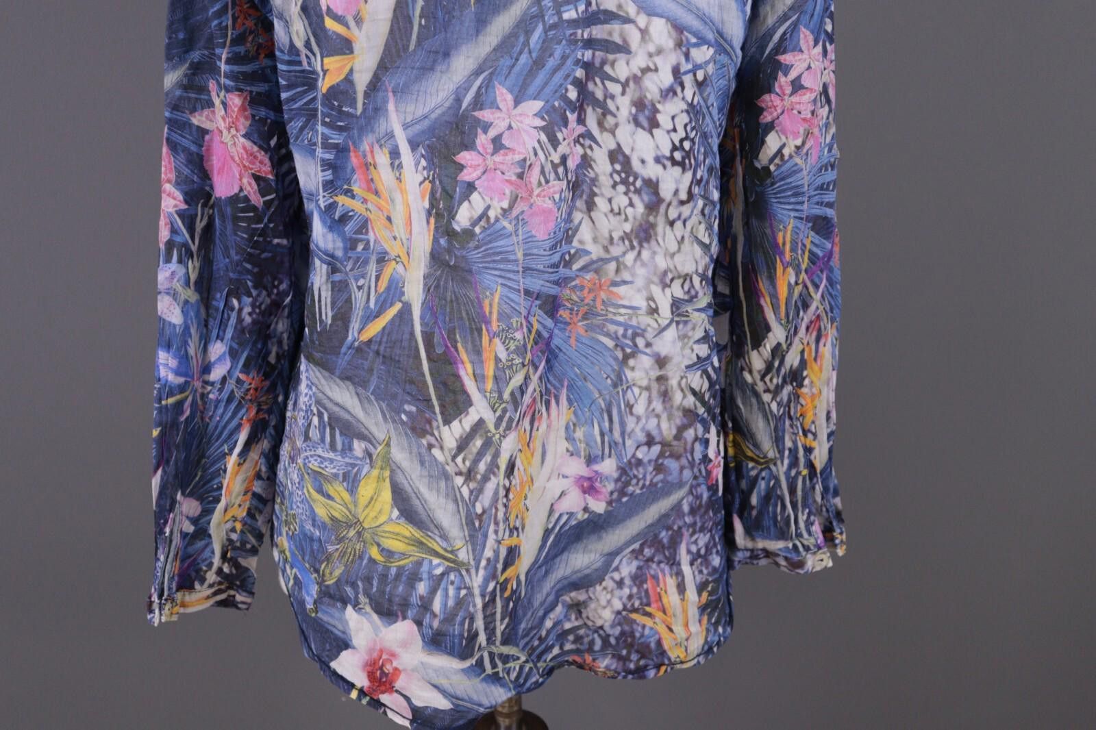 Designer Emily Van Den Bergh Multicolor Floral Shirt Size 42 / L Size M / US 6-8 / IT 42-44 - 12 Thumbnail
