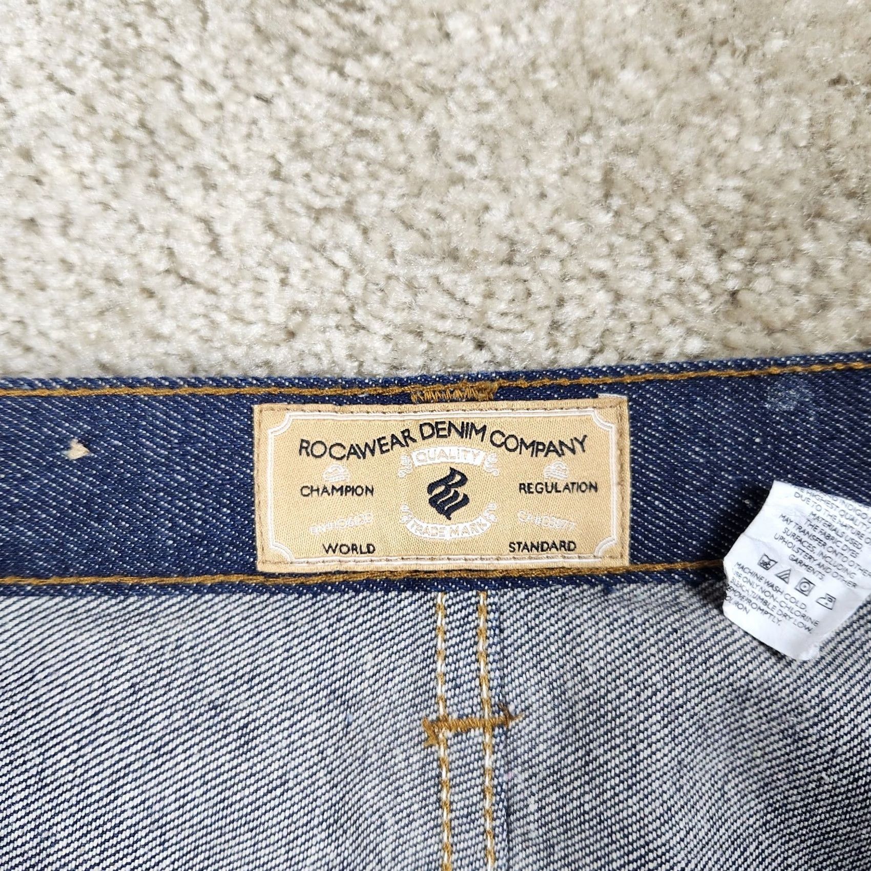 Rocawear Rocawear Men's Jeans 40x30 Hip Hop Y2K Baggy Streetwear Embroidered 908 Size US 40 / EU 56 - 4 Thumbnail