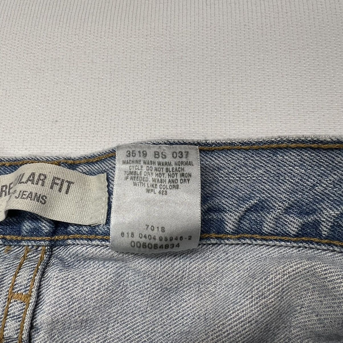 Levi's × Vintage Levis 505 Jeans Blue Straight Regular Fit Denim Y2K Size US 34 / EU 50 - 10 Thumbnail