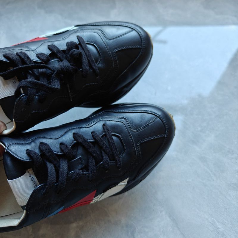 Gucci Gucci Rhyton Leather Low-Top Dad Sneakers - Size US 8.5 / EU 41-42 - 6 Thumbnail