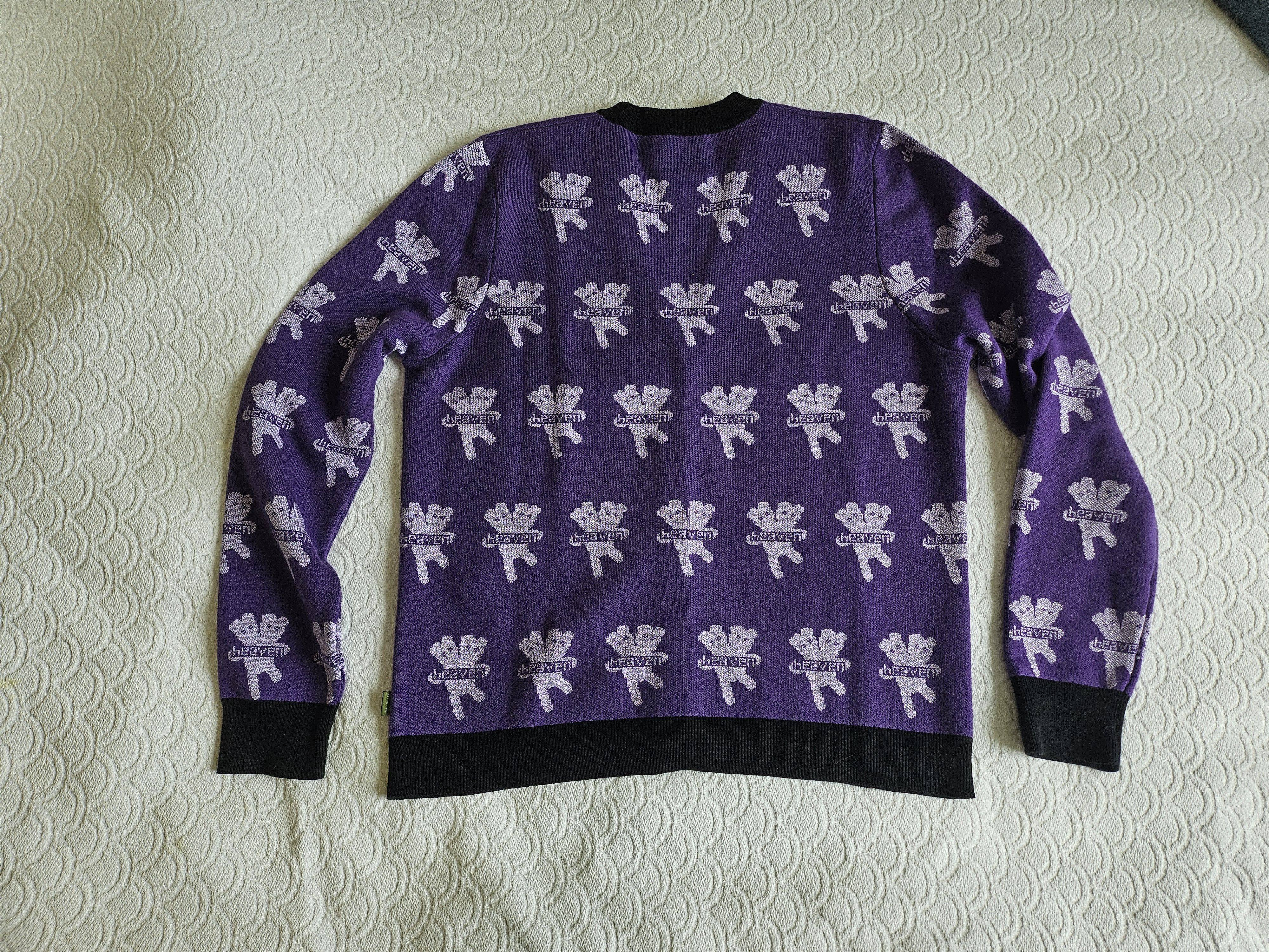 Heaven by Marc Jacobs Heaven by Marc Jacobs purple logo cardigan. Size XL / US 12-14 / IT 48-50 - 8 Thumbnail