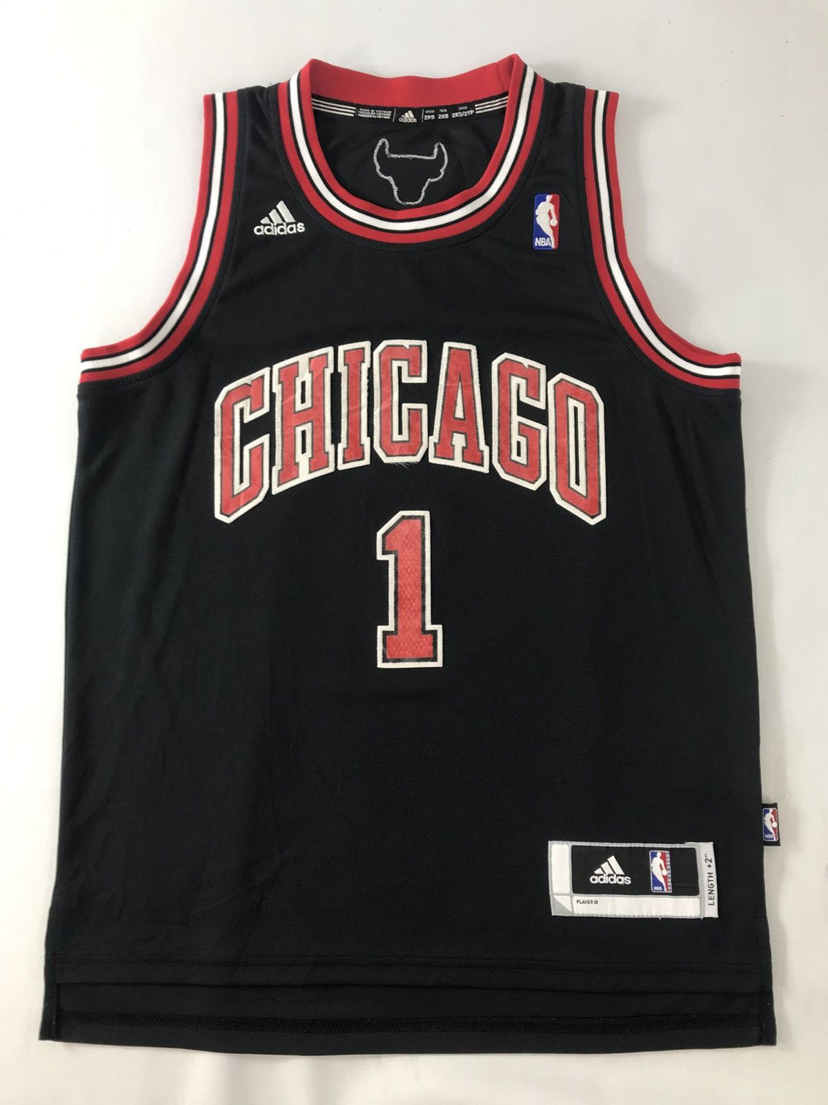 Adidas Adidas Derrick Rose Chicago Bulls NBA Tank Top Jersey Size US M / EU 48-50 / 2 - 3 Thumbnail