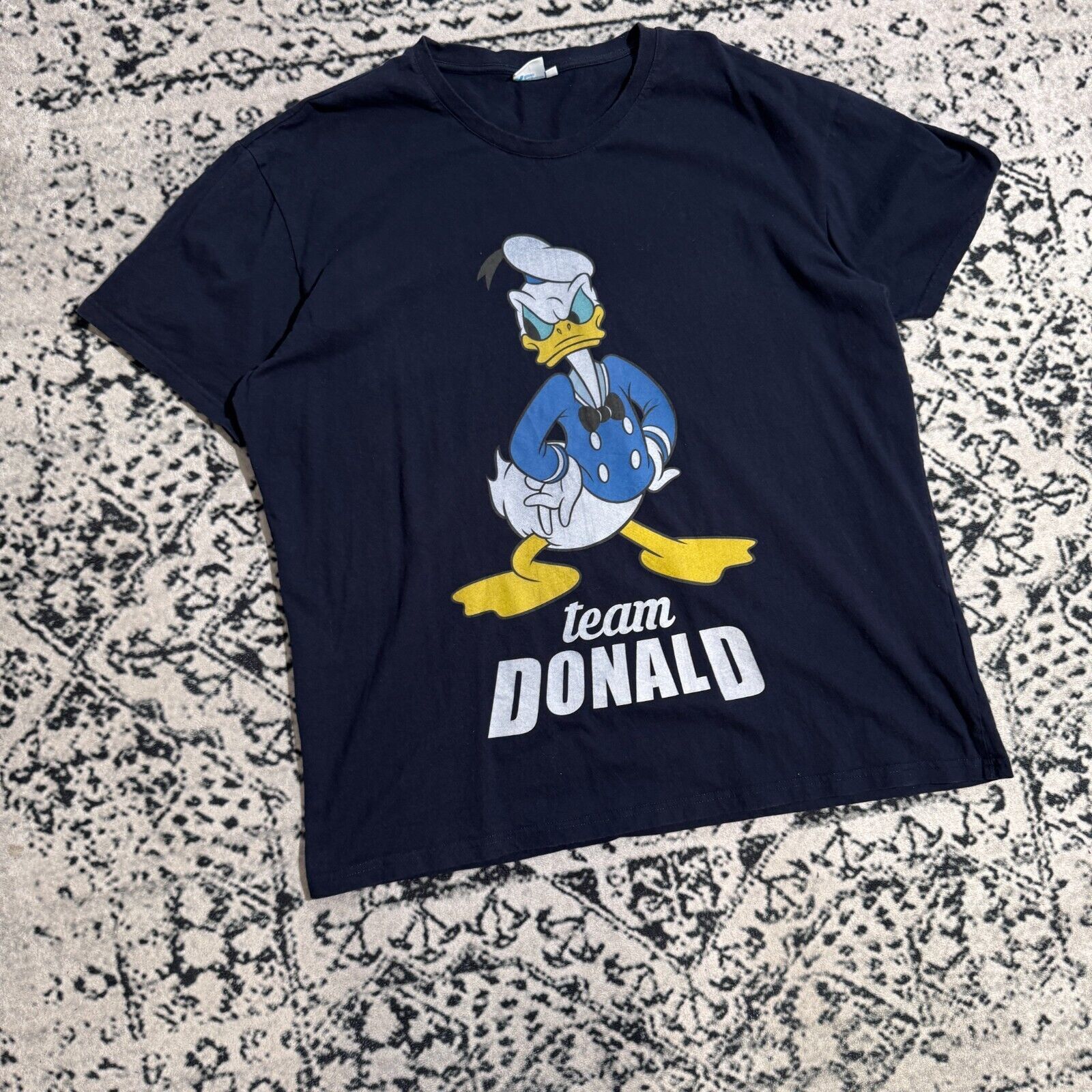 Vintage Vintage Unisex Navy Blue Cotton T-Shirt Size XL Donald Duck Size US XL / EU 56 / 4 - 5 Thumbnail