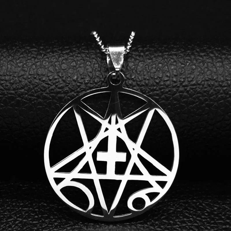Jewelry Morbid Angel Pendant Necklace Emblem Talisman Size ONE SIZE - 4 Thumbnail