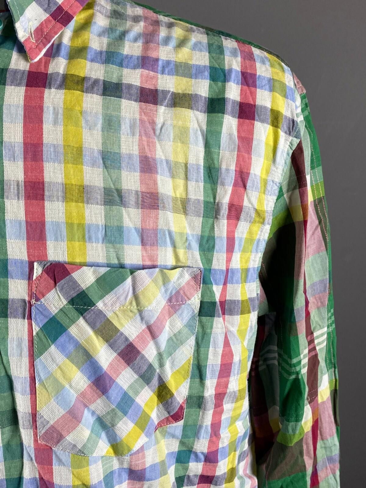 Desigual Desigual Colorful Oxford Multicolor Shirt Sz XXL / 2XL Size US XXL / EU 58 / 5 - 4 Thumbnail
