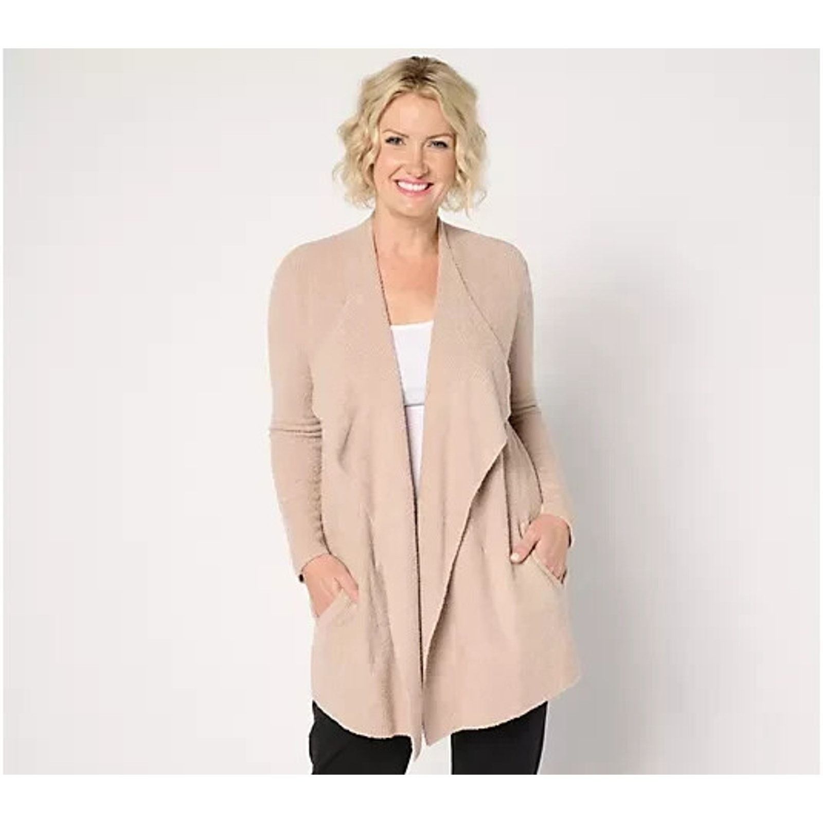 & Other Stories Barefoot Dreams Ribbed Wrap Cardigan Willow XXS/XS A670477 Size XS / US 0-2 / IT 36-38 - 1 Preview