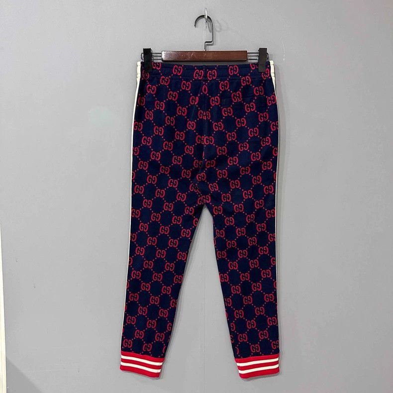 Gucci Red Printed Gucci Long Pants-2505 Size 23" - 3 Thumbnail
