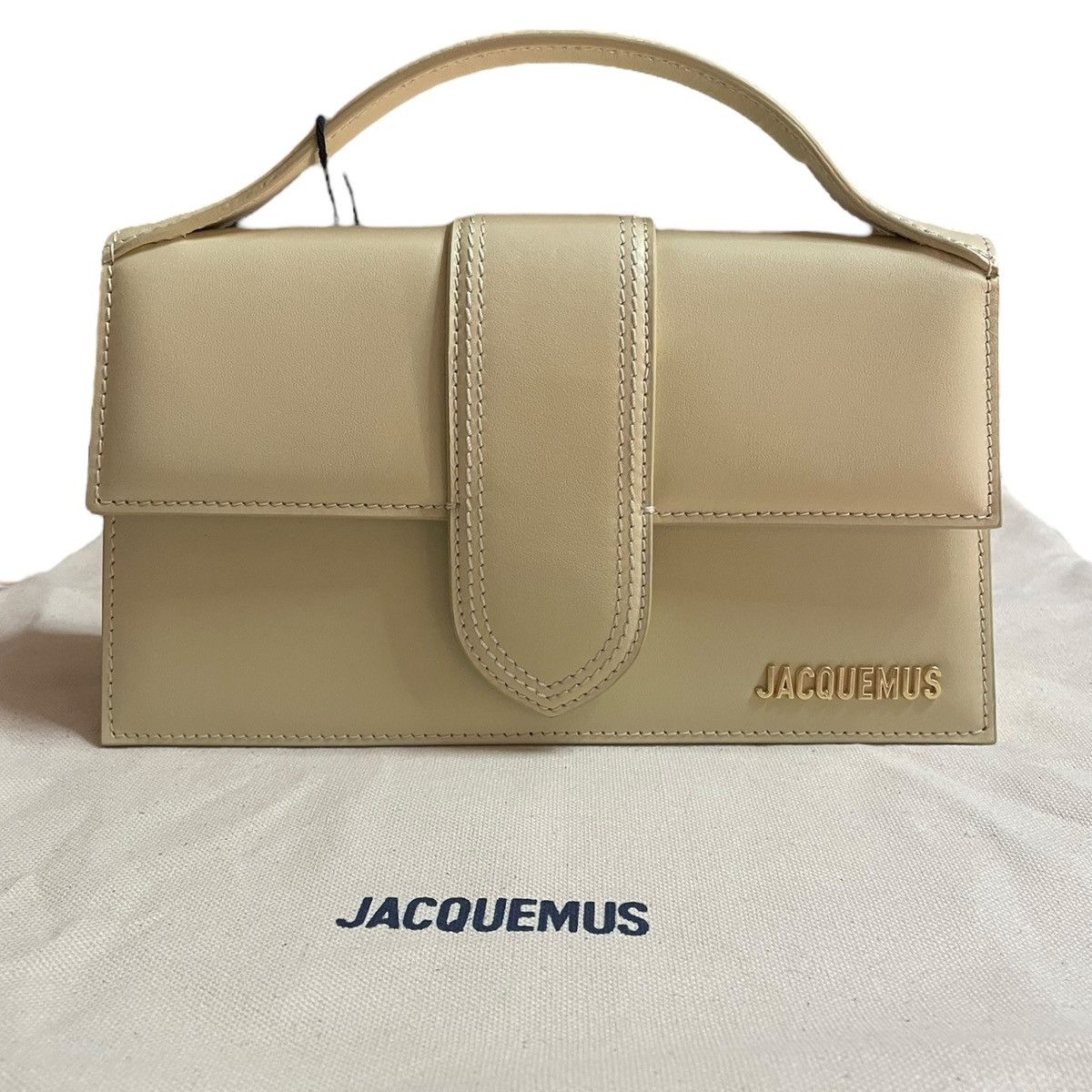 Jacquemus Jacquemus Le Grand Bambino Beige Gold Size ONE SIZE - 1 Thumbnail