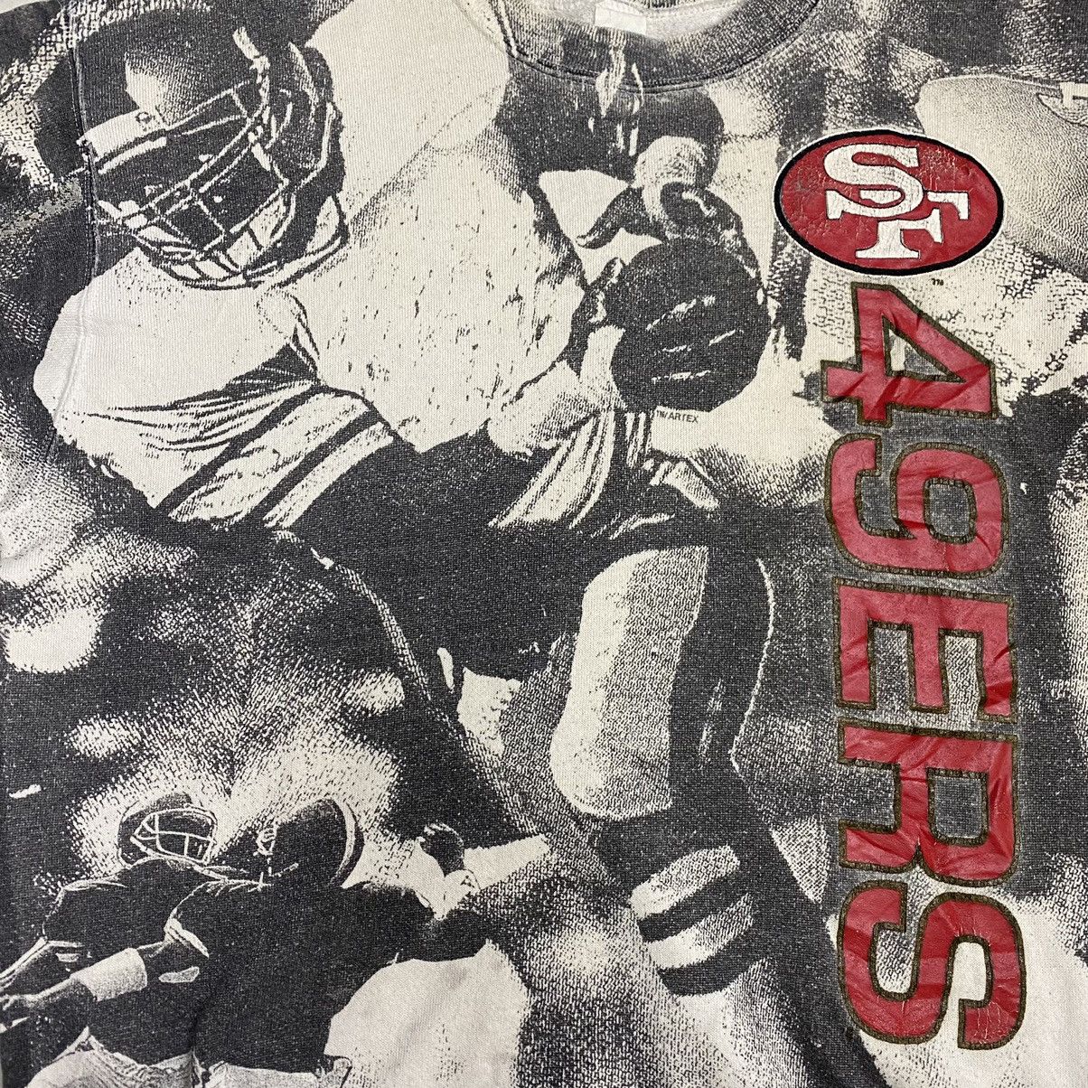 NFL × Vintage Vintage 90s SF 49ers over print sweat Size US M / EU 48-50 / 2 - 10 Thumbnail