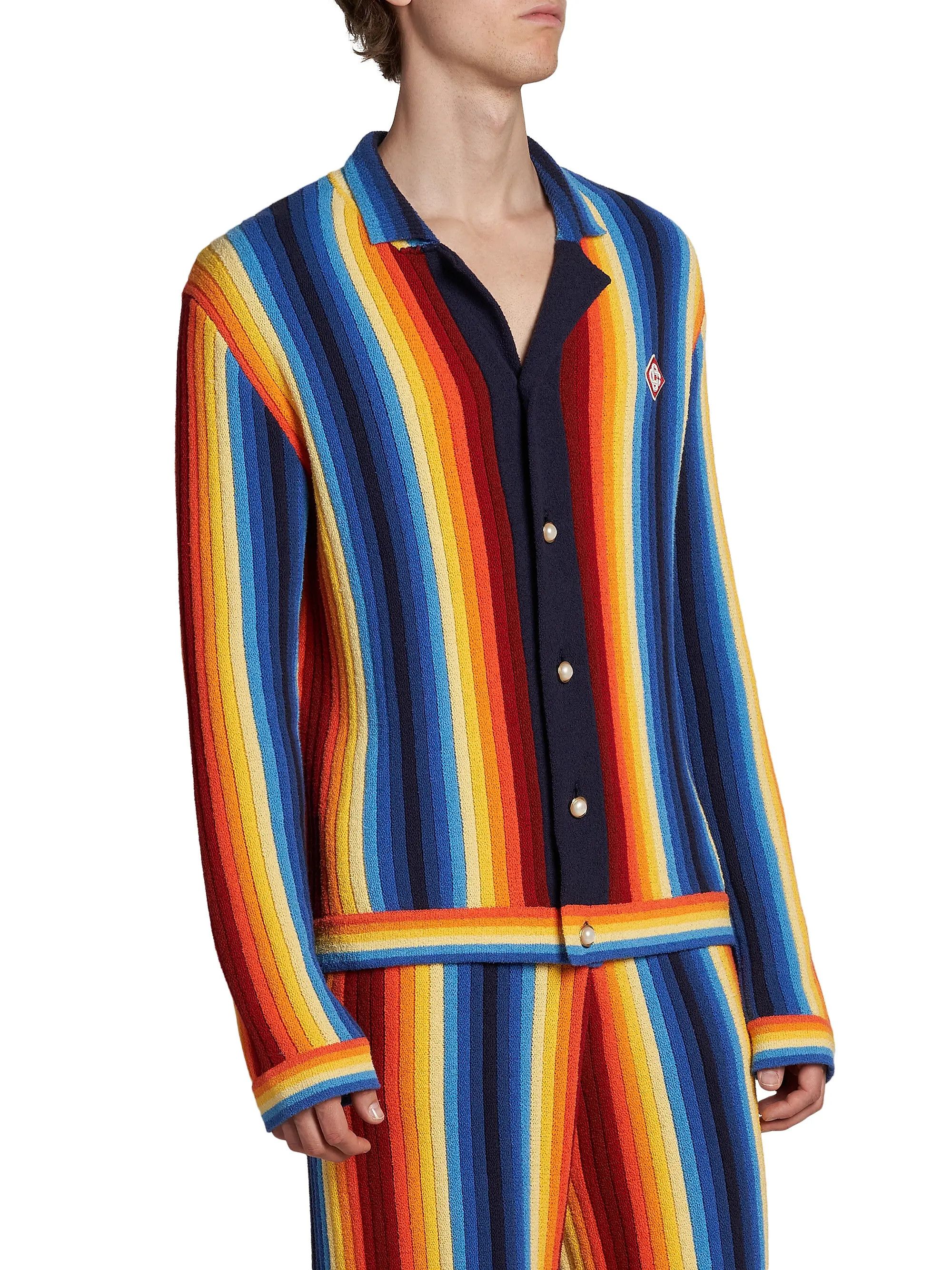 Casablanca os11x0725 Gradient Towelling Effect Jacket in Multicolor Size US L / EU 52-54 / 3 - 3 Thumbnail