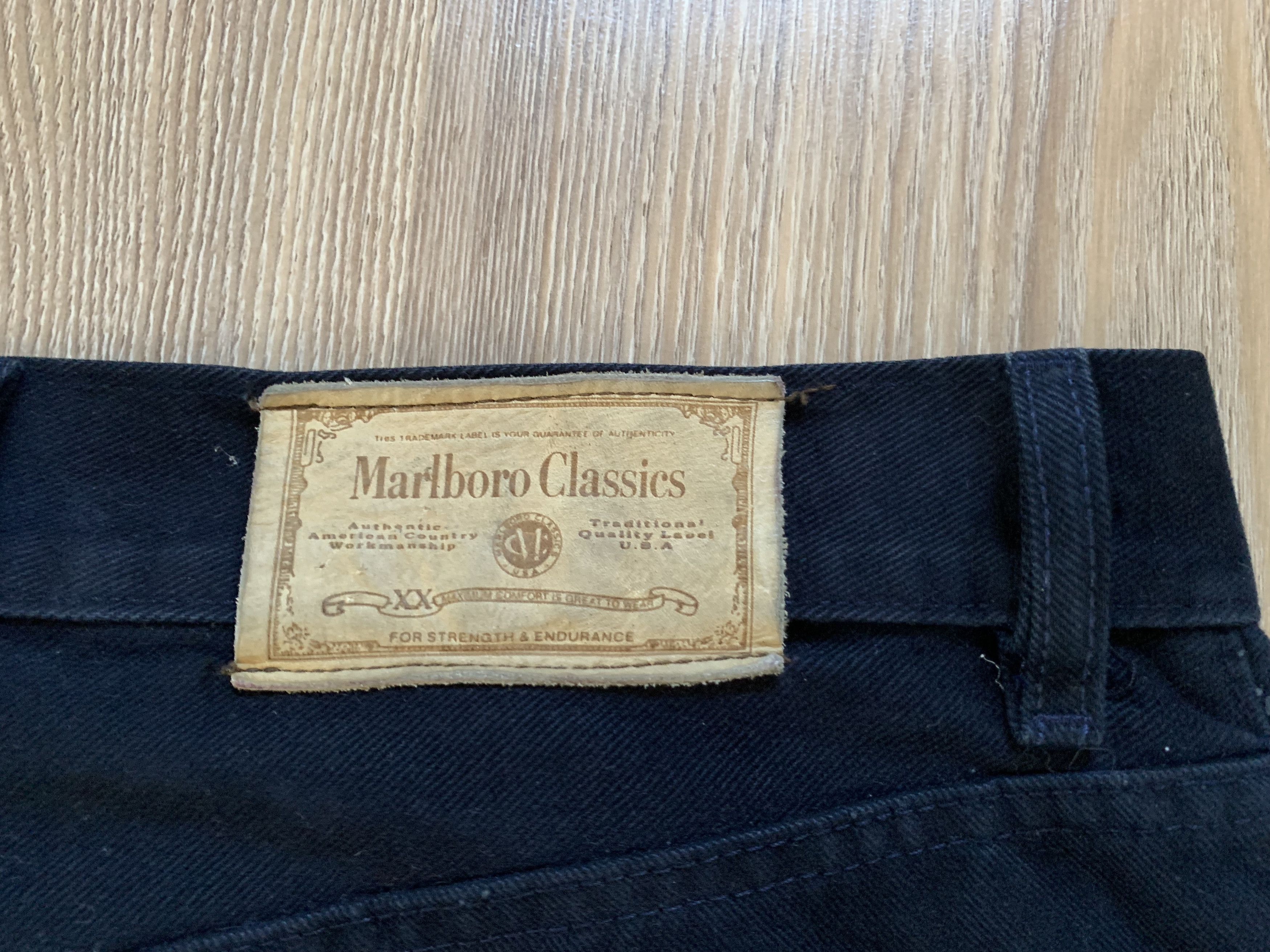 Marlboro Classics × Zara Vintage Marlboro Classics Denim Black Jeans Size US 36 / EU 52 - 7 Thumbnail