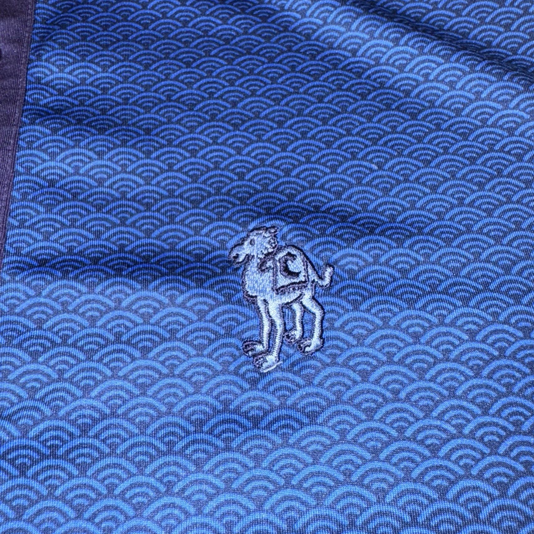 Vintage Redvanly Polo Shirt Mens Large Blue Performance Stretch Golf Camel Logo Size US XL / EU 56 / 4 - 2 Thumbnail