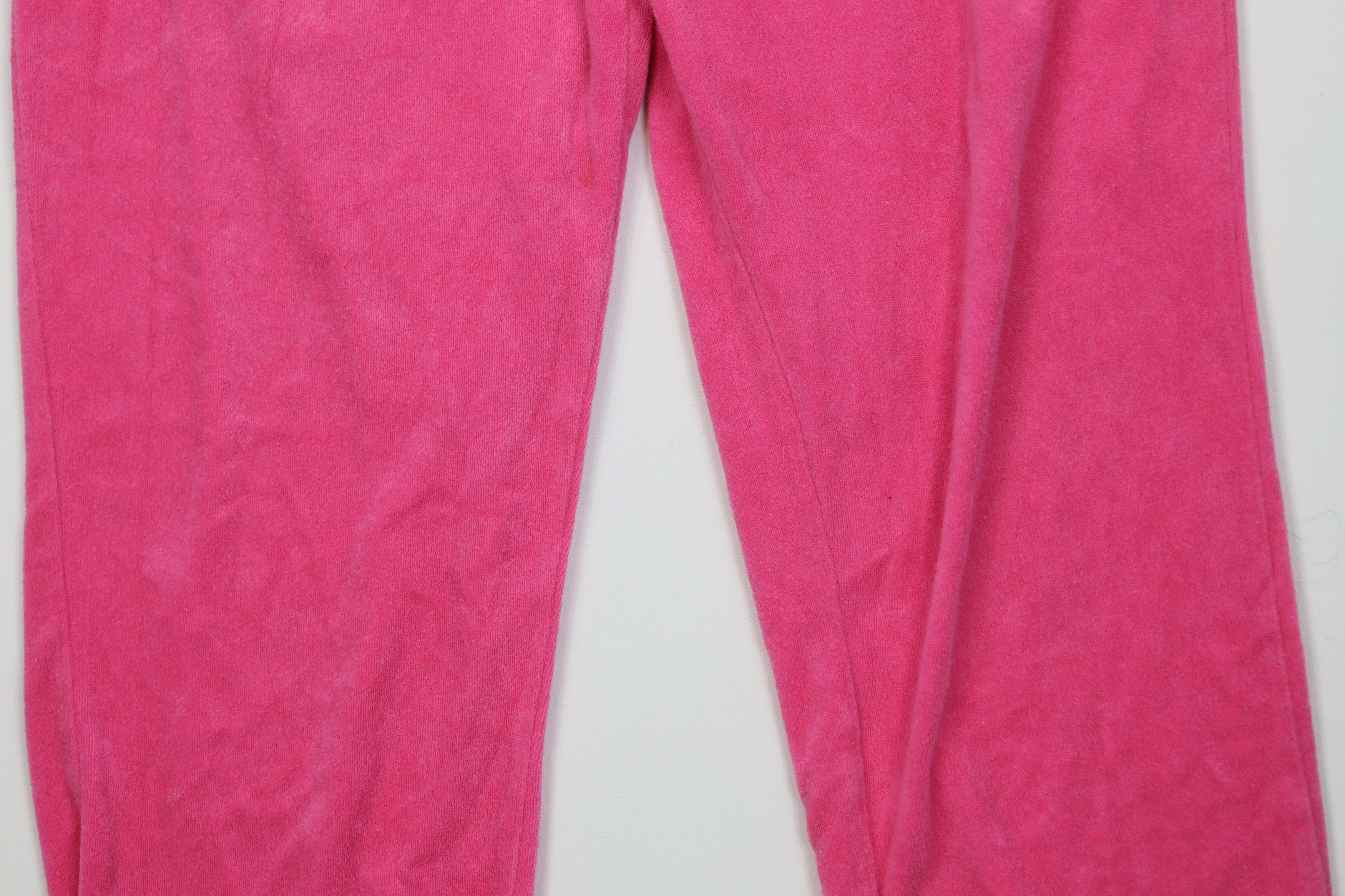 Juicy Couture Vintage 90s Y2K Juicy Couture Terry Cloth Capris Pants Size 28" / US 6 / IT 42 - 3 Thumbnail