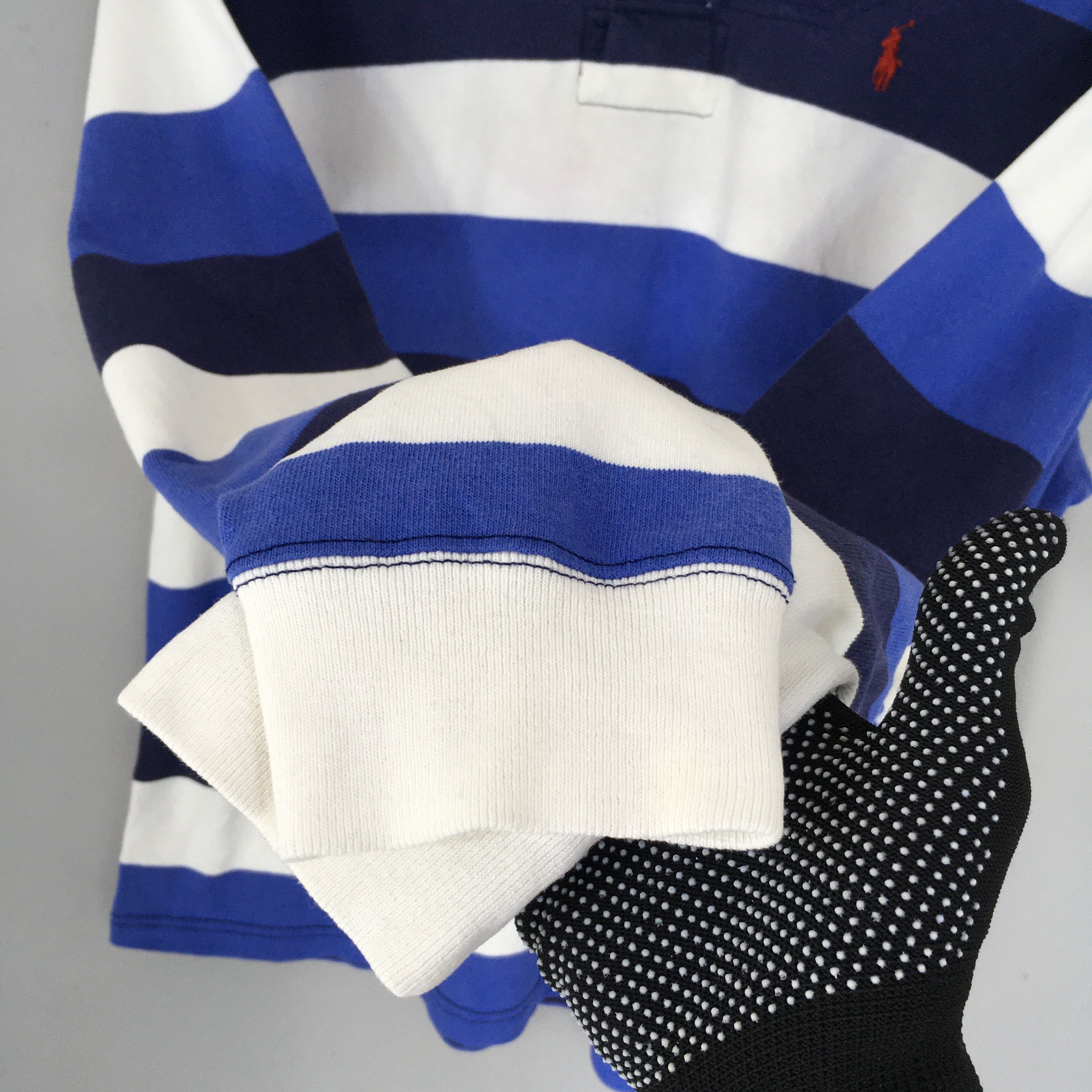 Polo Ralph Lauren × Rugby Ralph Lauren Vintage 90s Polo Ralph Lauren Rugby Shirt Large Size US L / EU 52-54 / 3 - 5 Thumbnail
