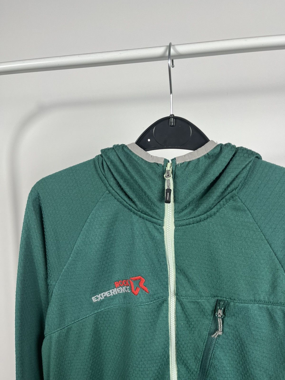 Other Rock Experience Women’s Green Hoodie Zip Fleece Jacket Size L / US 10 / IT 46 - 3 Thumbnail