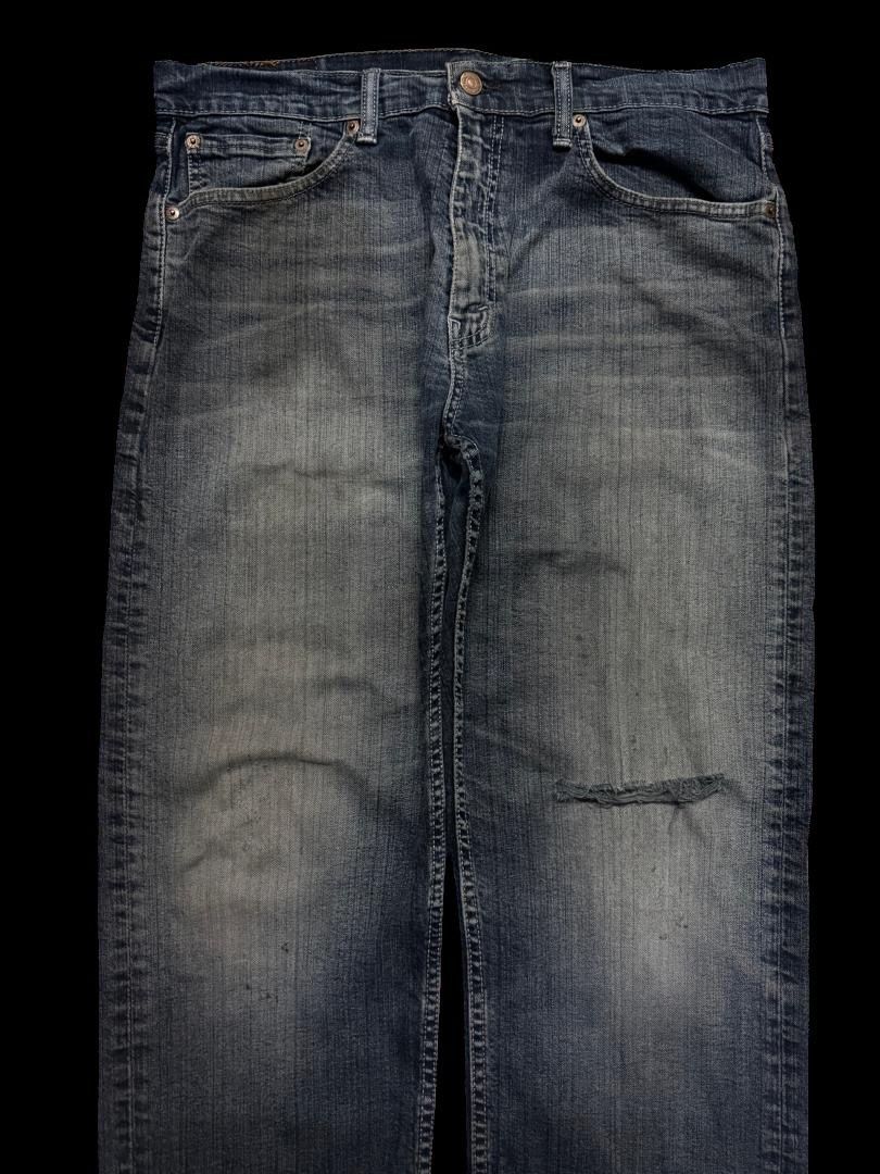 Levi's GRUNGE Vintage Y2K Levi’s Rusty Thrashed Distress Dark Jean Size US 33 - 3 Thumbnail
