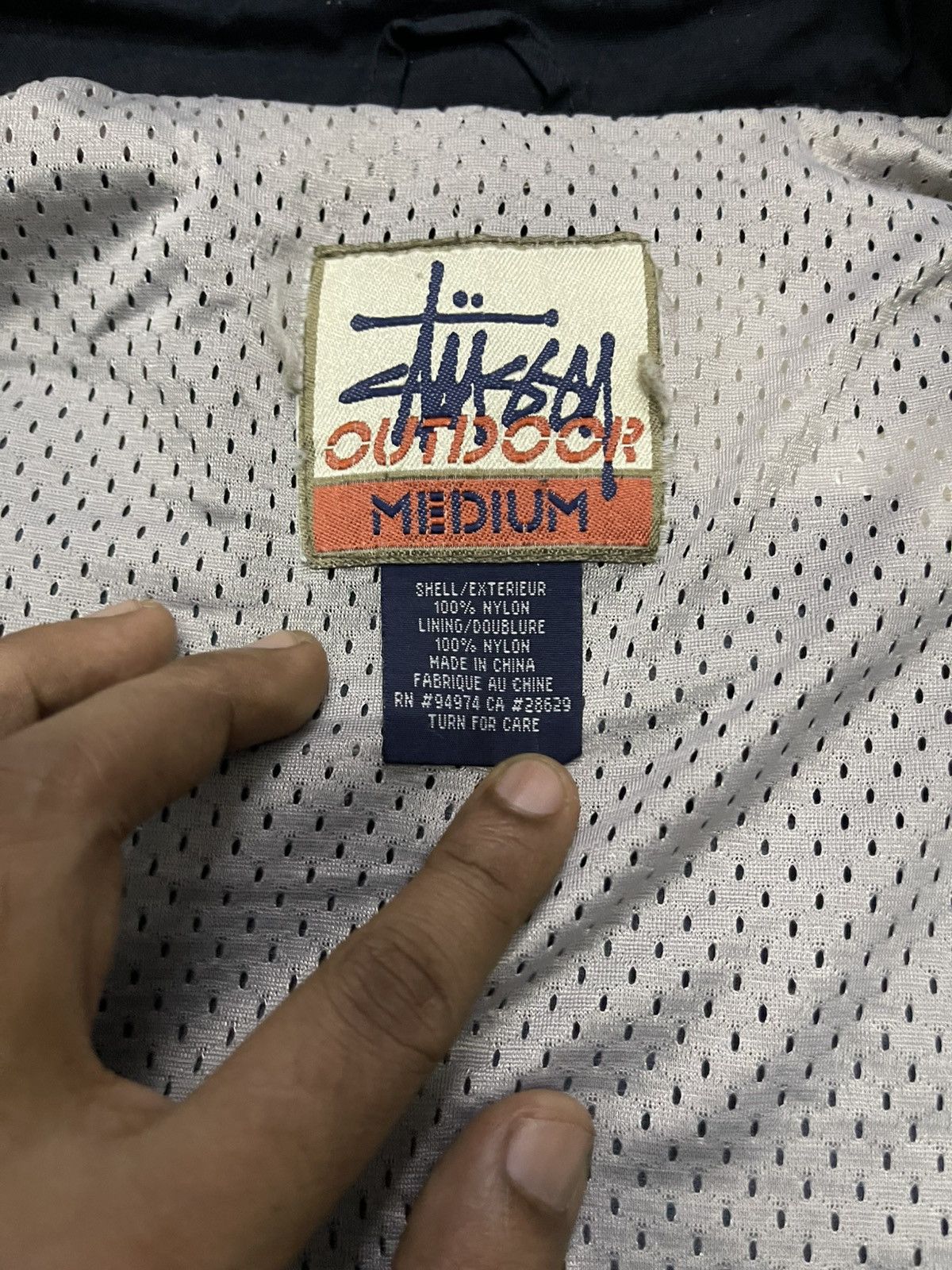 Stussy VINTAGE OG STUSSY OUTDOOR S80 WINDBREAKER DISTRESSED Size US M / EU 48-50 / 2 - 21 Thumbnail