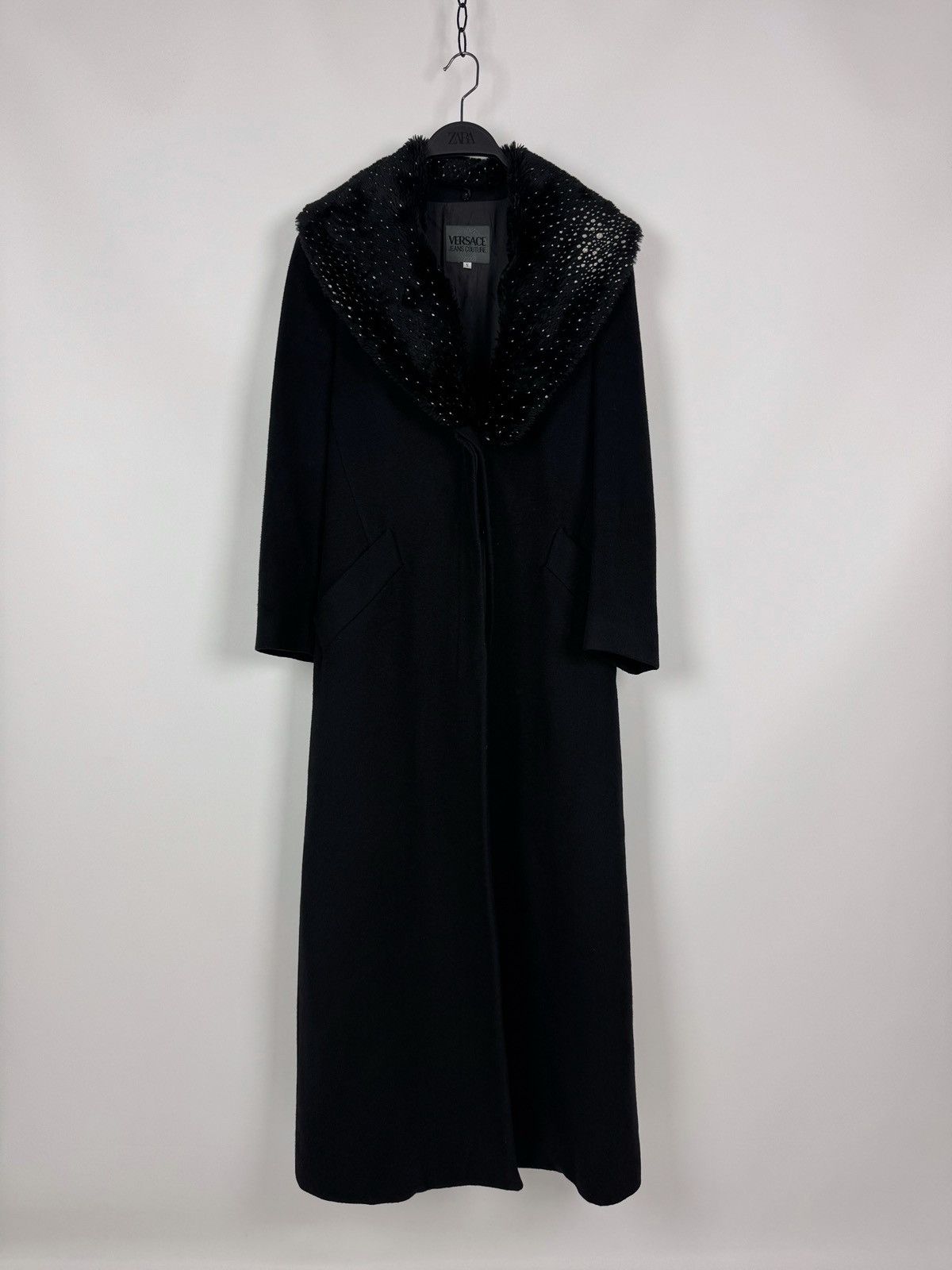 Versace Jeans Couture Vintage Versace Jeans Couture Wool Overcoat Size S / US 4 / IT 40 - 3 Thumbnail