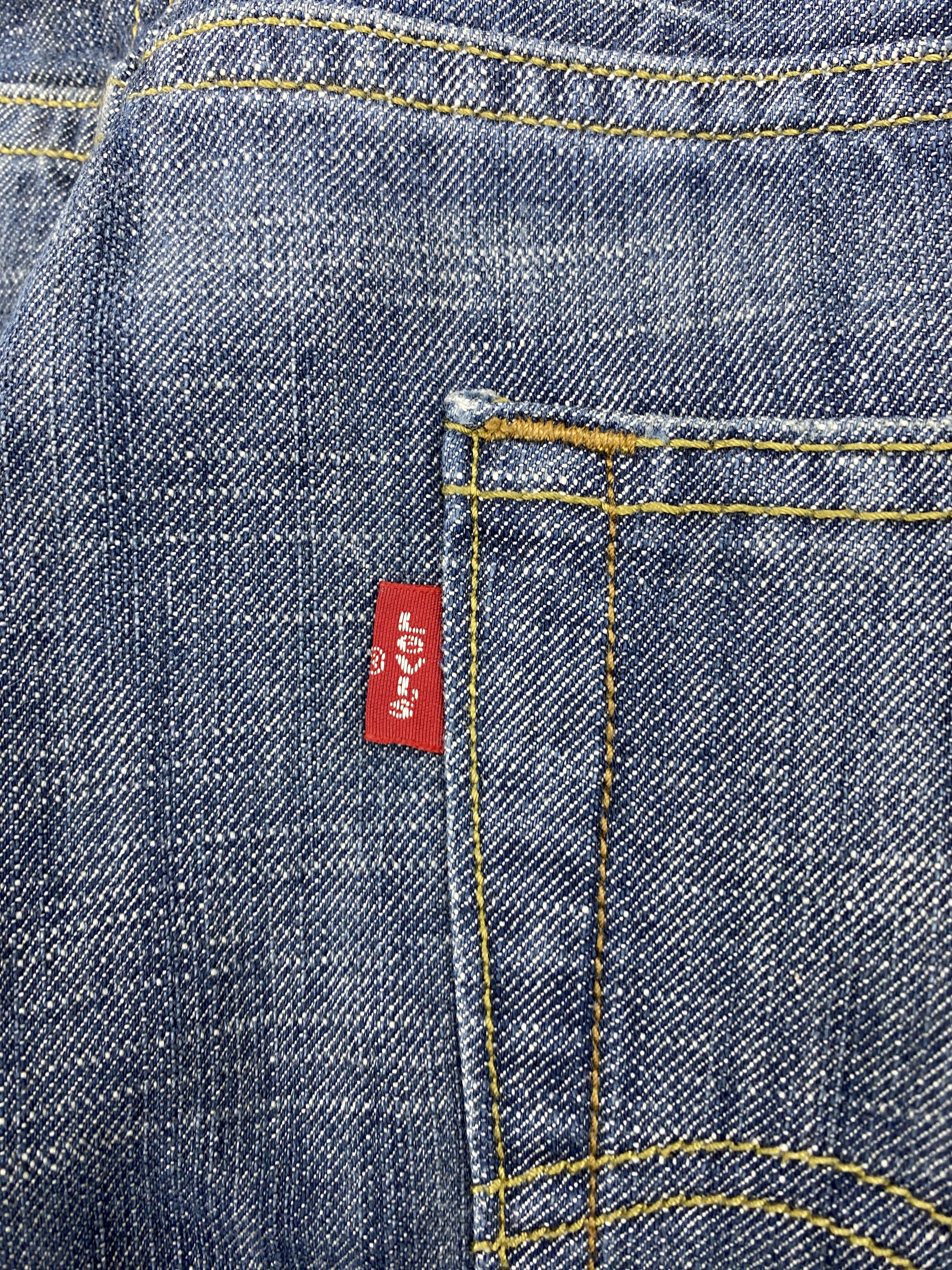 Levi's Vintage Levis 514 Slim Straight Blue Denim Jeans DP2343 Size US 37 - 6 Thumbnail