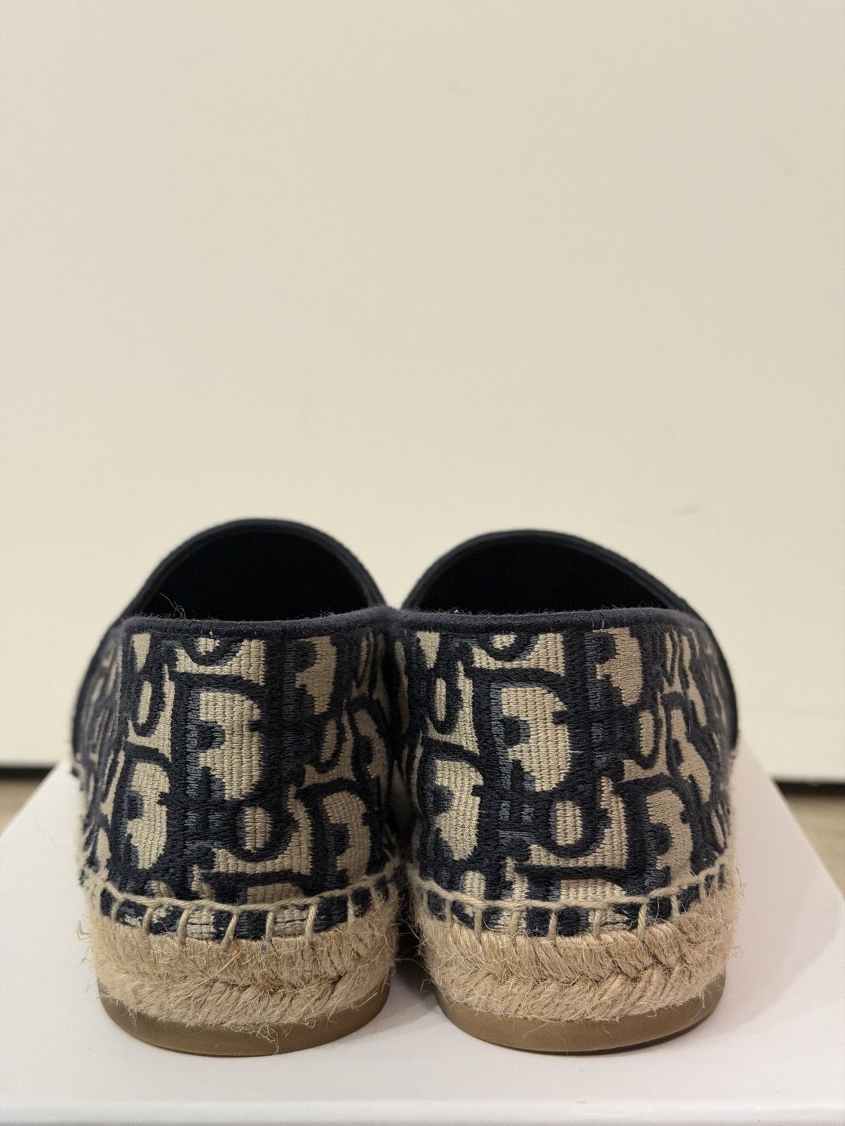 Dior Granville Espadrille - Deep Blue Dior Oblique Size 38