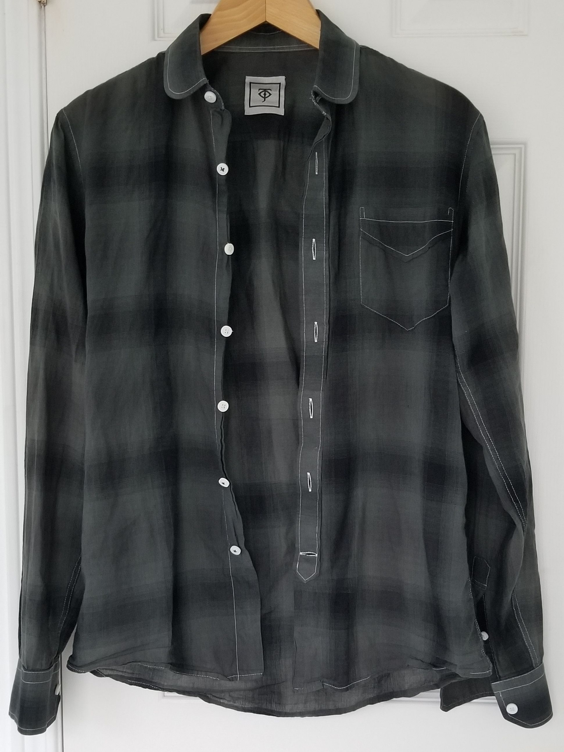Temple Of Jawnz Temple Jawnz Grey Saint Black Dior Shadow Plaid Celine Homme Size US XS / EU 42 / 0 - 2 Thumbnail