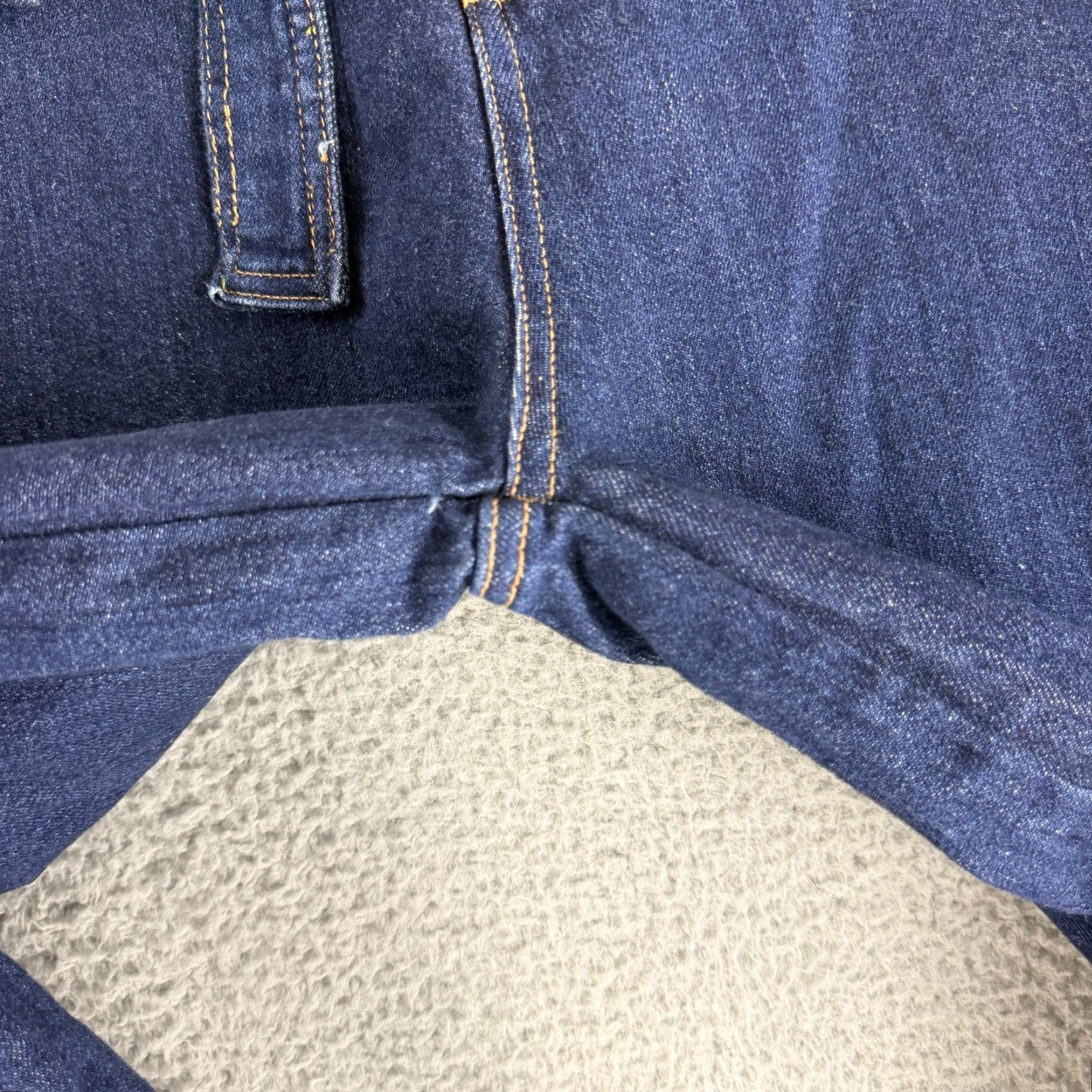 Denime Oat New York Wide Leg Jeans Womens Size 12 Blue Denim High-Rise Dark Wash Casual Jeans Size 34" / US 12 / IT 48 - 5 Thumbnail
