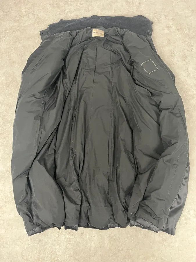 Emporio Armani 1990s Emporio Armani Long Black Puffer Jacket Size US S / EU 44-46 / 1 - 9 Thumbnail