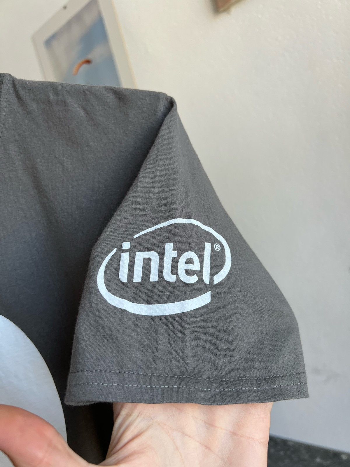 Alien Workshop × Band Tees × Vintage Vintage ALIENWARE by Intel Printed Alien Head T Shirt Size US M / EU 48-50 / 2 - 6 Thumbnail