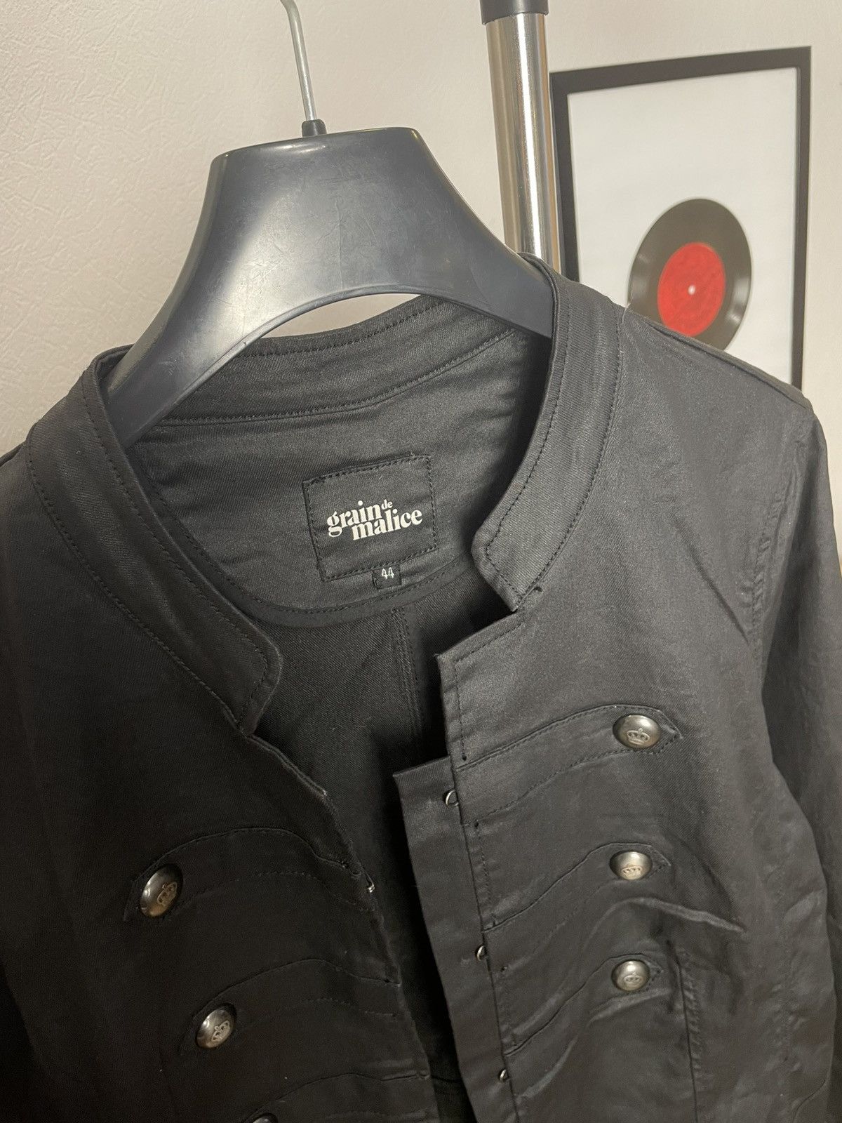 Vintage Vintage Avant-Garde Waxed Napoleon Jacket Size M / US 6-8 / IT 42-44 - 8 Thumbnail