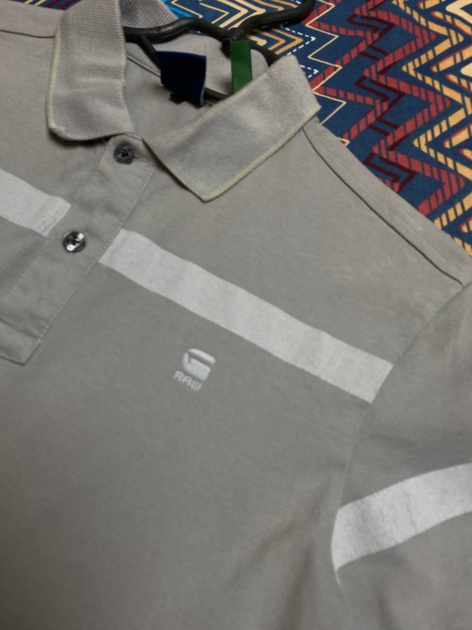 G-Star Streetwear T-Shirt gray G-Star Raw polos logo Y2K Vintage Size US M / EU 48-50 / 2 - 5 Thumbnail