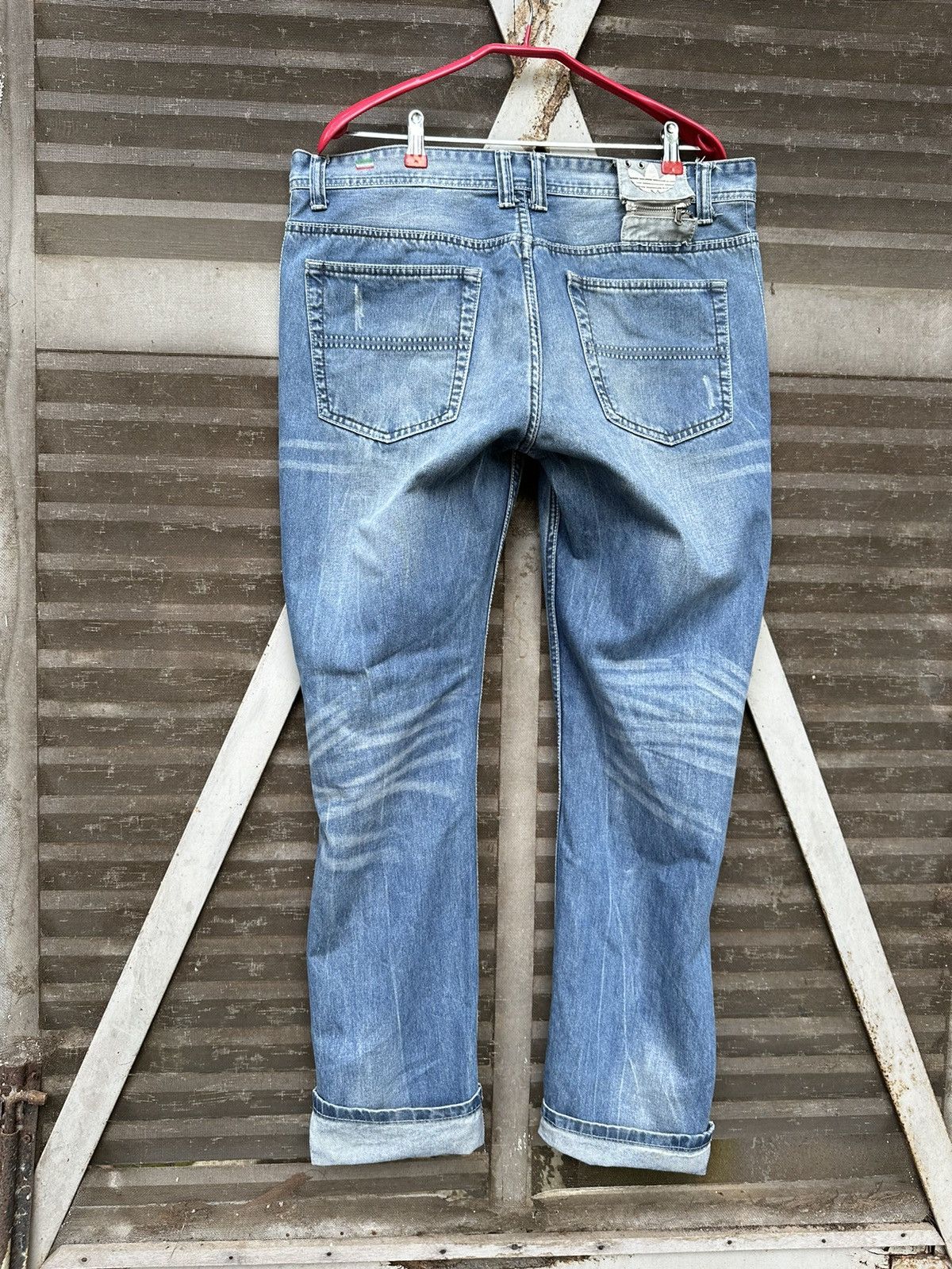 Adidas × Diesel **rare**DIESEL X ADIDAS 3 Striped Lined Denim Size US 36 / EU 52 - 8 Thumbnail