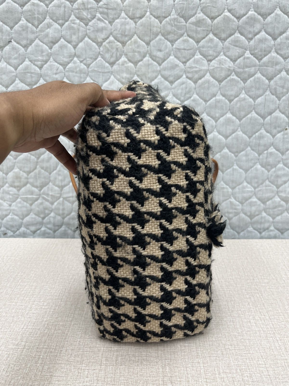 Tsumori Chisato 🔥🔥🔥ARCHIVE TSUMORI CHISATO ISSEY MIYAKE TWEED BAGS Size ONE SIZE - 9 Thumbnail