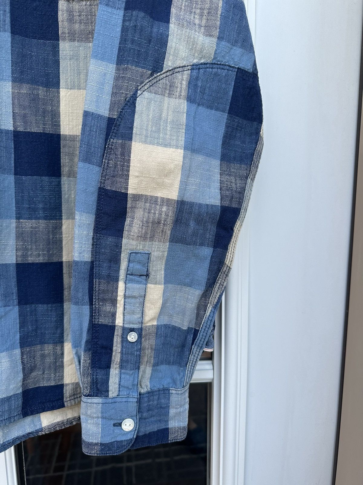 Levi's × Levi's Vintage Clothing × Vintage Gorgeous Levi’s vintage flannel patchwork Shirt Size US M / EU 48-50 / 2 - 3 Thumbnail