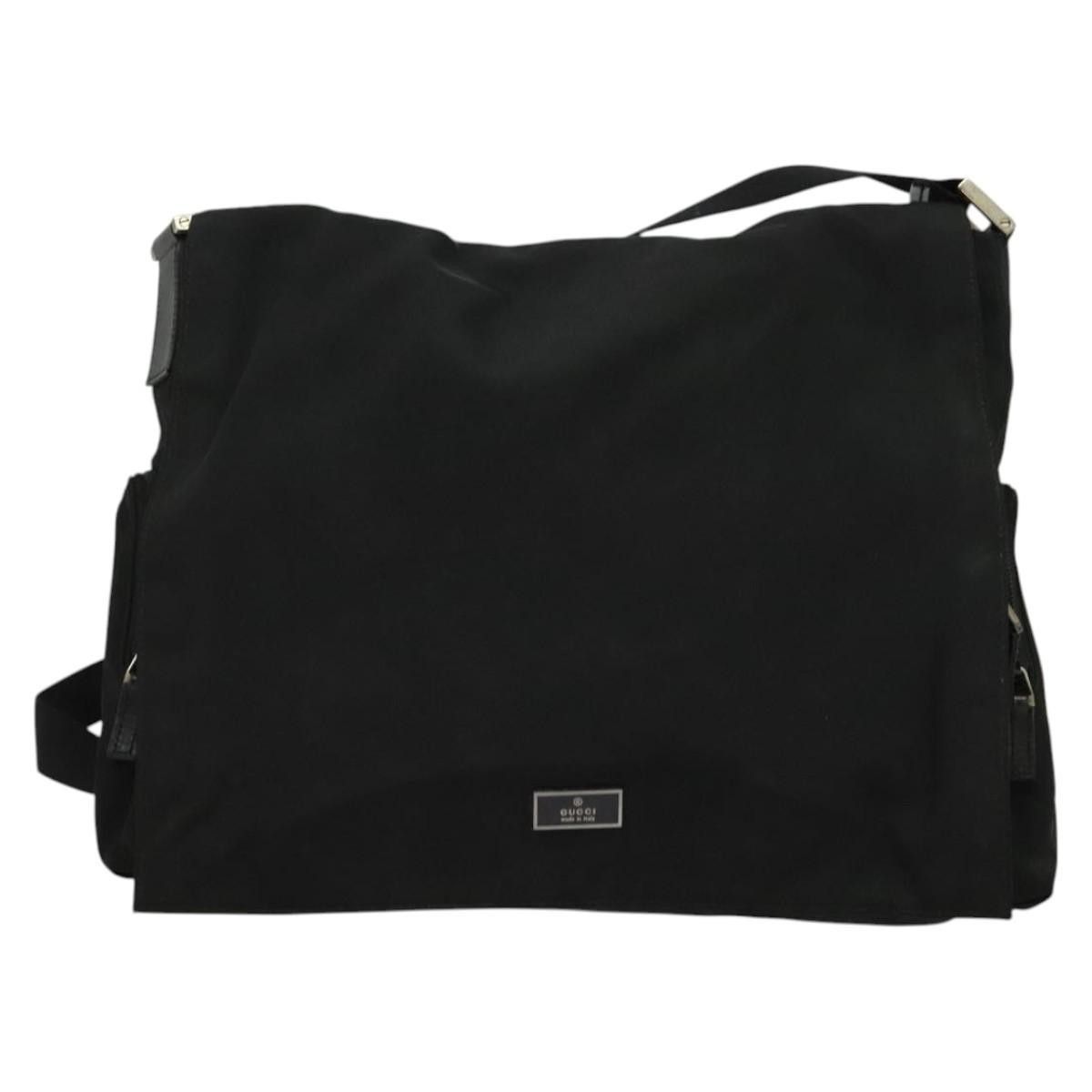 Gucci Gucci Side Pocket Flap Messenger Bag Nylon Size ONE SIZE - 1 Thumbnail