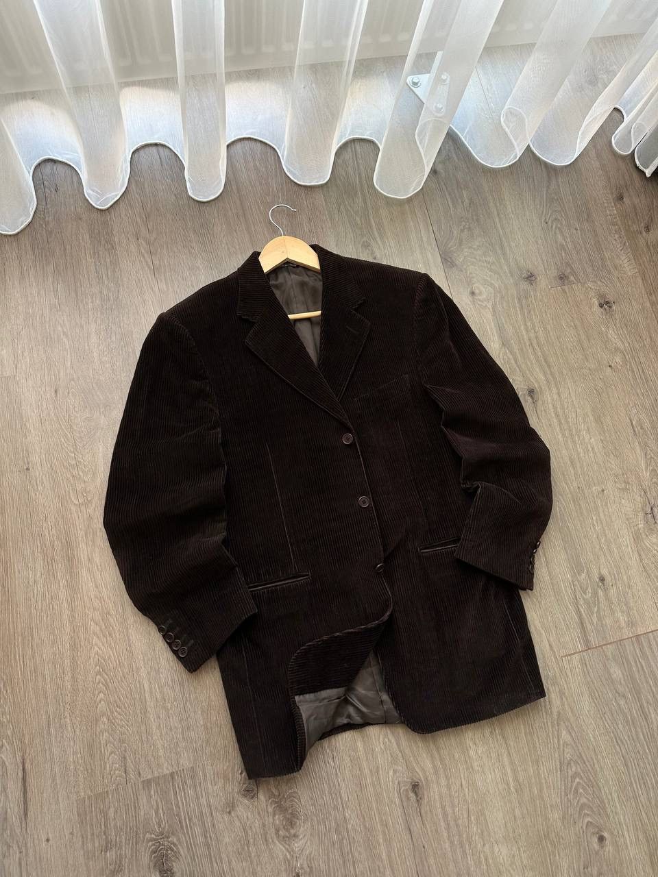 Canali × Vintage Vintage Men’s Brown Velvet Smoking Jacket Blazer Canali Size 50R - 4 Thumbnail