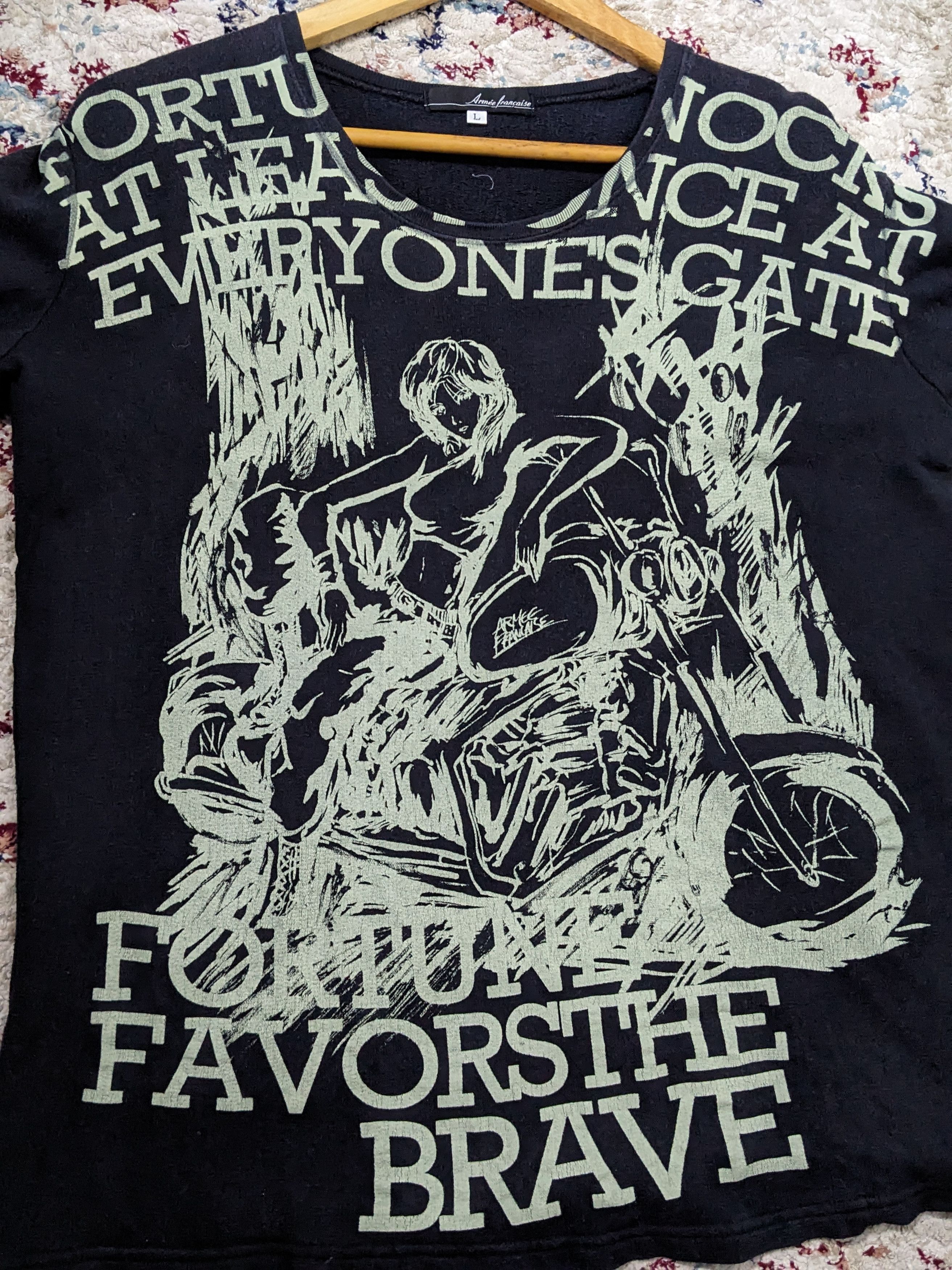 If Six Was Nine × Japanese Brand Armee Fraincaisee Biker Punk Girl Longsleeve lgbstyle Size US M / EU 48-50 / 2 - 4 Thumbnail