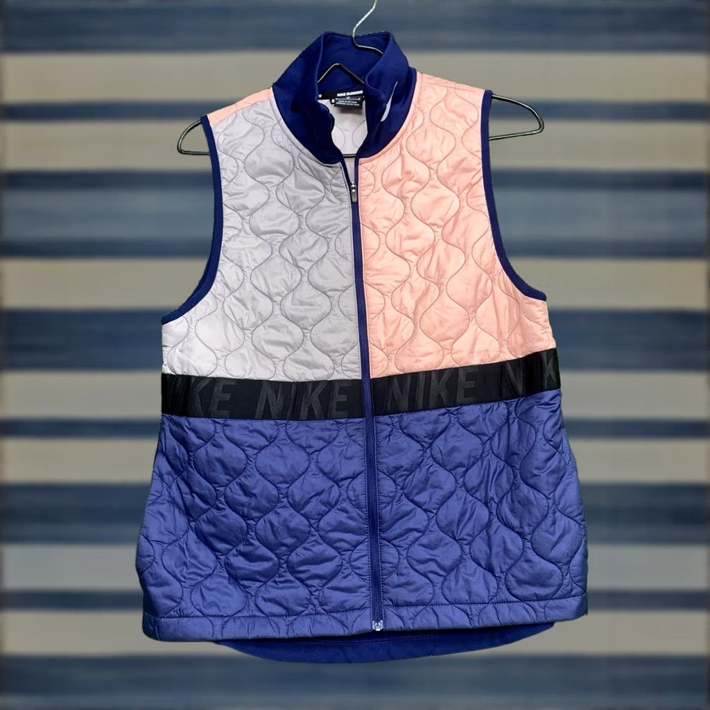 Nike Nike AeroLoft Vest Womens Medium Down Jacket Running Athletic Zip Solid Blue 616257010 Size M / US 6-8 / IT 42-44 - 1 Thumbnail