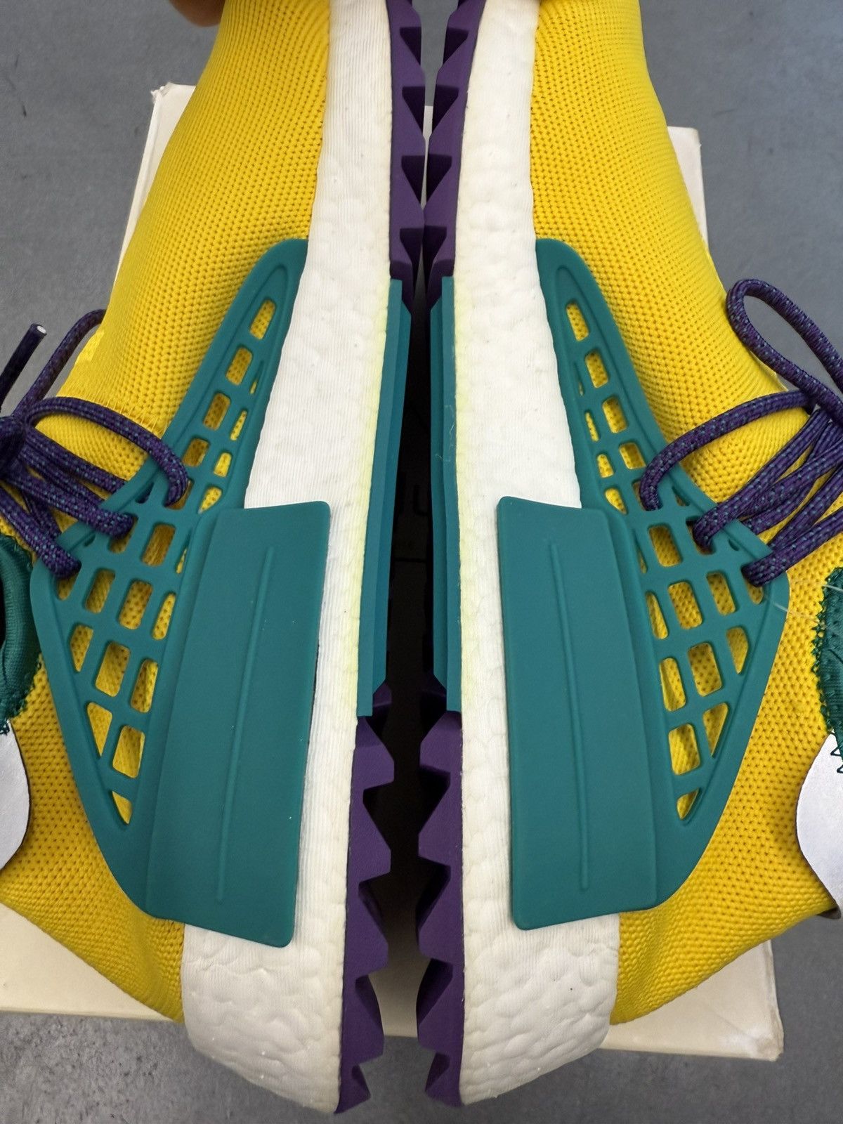 Adidas × Pharrell 2018 Adidas NMD Hu Pharrell Trail Friends & Family AC7189 Size US 11.5 / EU 44-45 - 3 Thumbnail