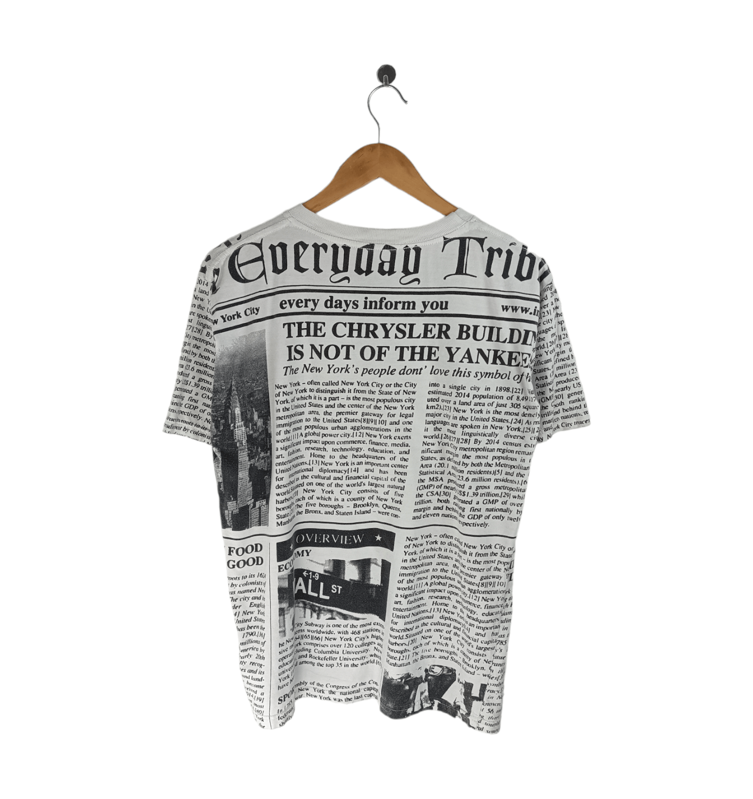 Other VINTAGE NEWSPAPER PAGE DESIGN PUNK SEDITIONARIES SEX PISTOLS Size US M / EU 48-50 / 2 - 2 Thumbnail