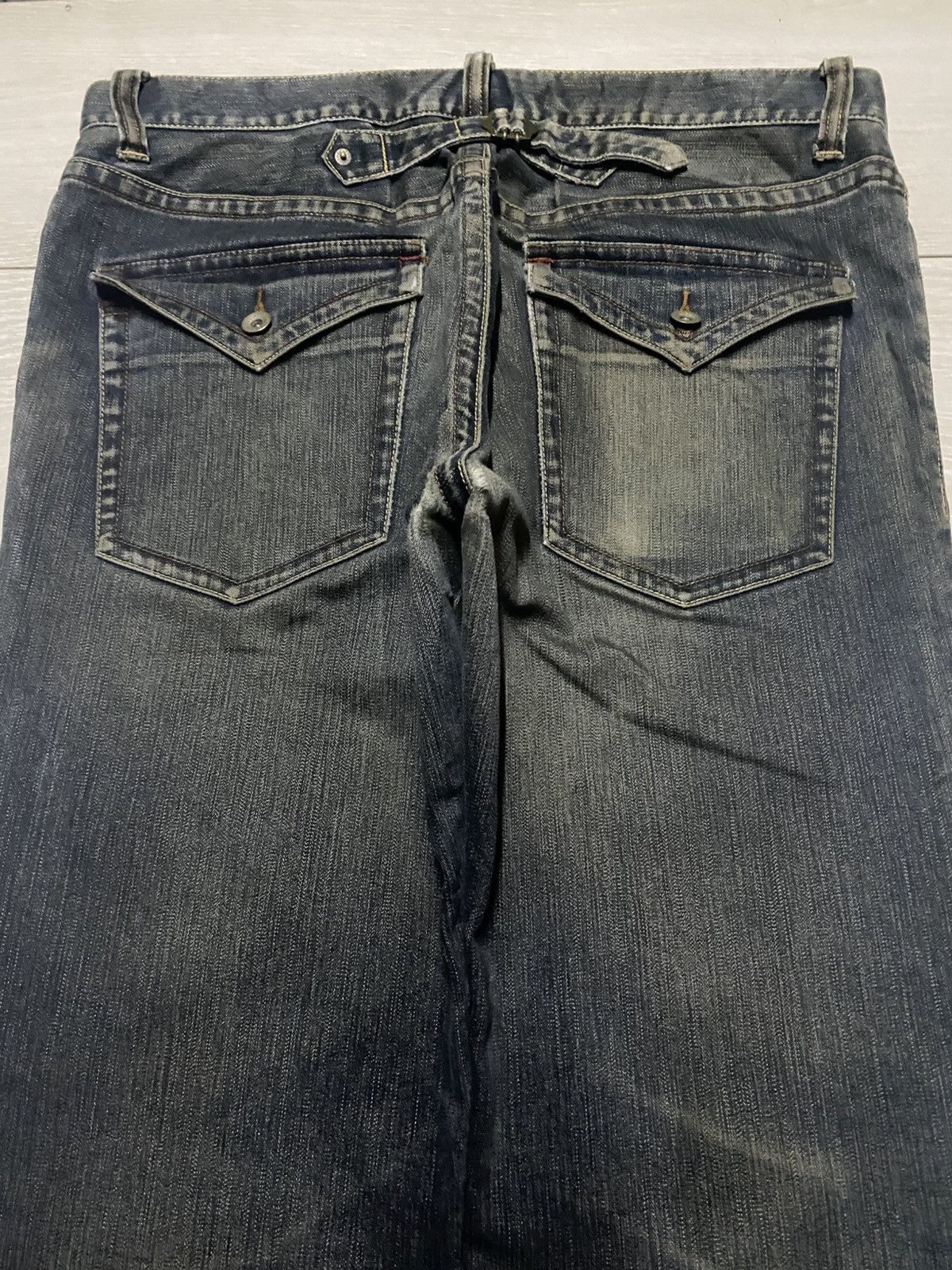 Vintage Vintage Japanese Brands Rusty Distressed Loose Jeans Size US 36 / EU 52 - 4 Thumbnail