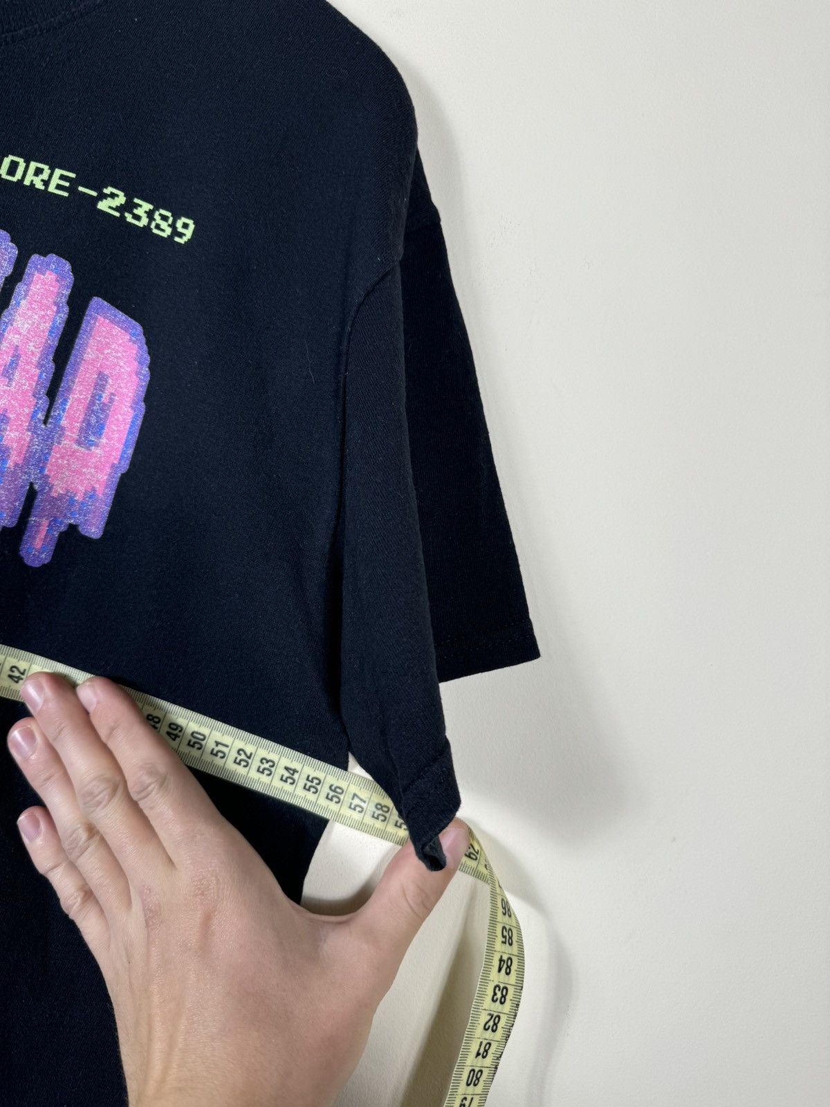 Rap Tees CASISDEAD Push Start 1 Player pixel print t shirt Size US L / EU 52-54 / 3 - 7 Thumbnail