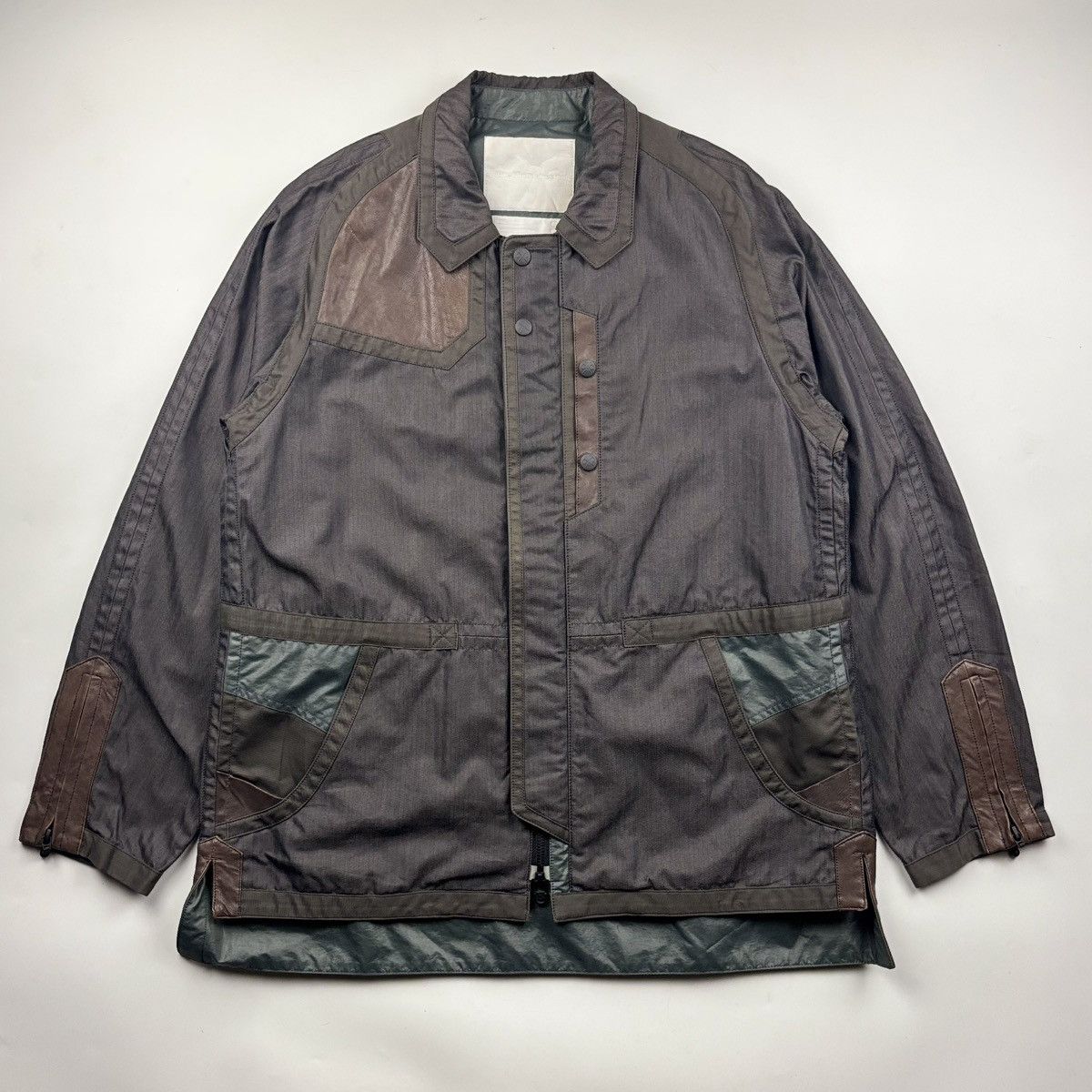 White Mountaineering White Mountaineering Multi Cloth Military Jacket Size US L / EU 52-54 / 3 - 1 Thumbnail