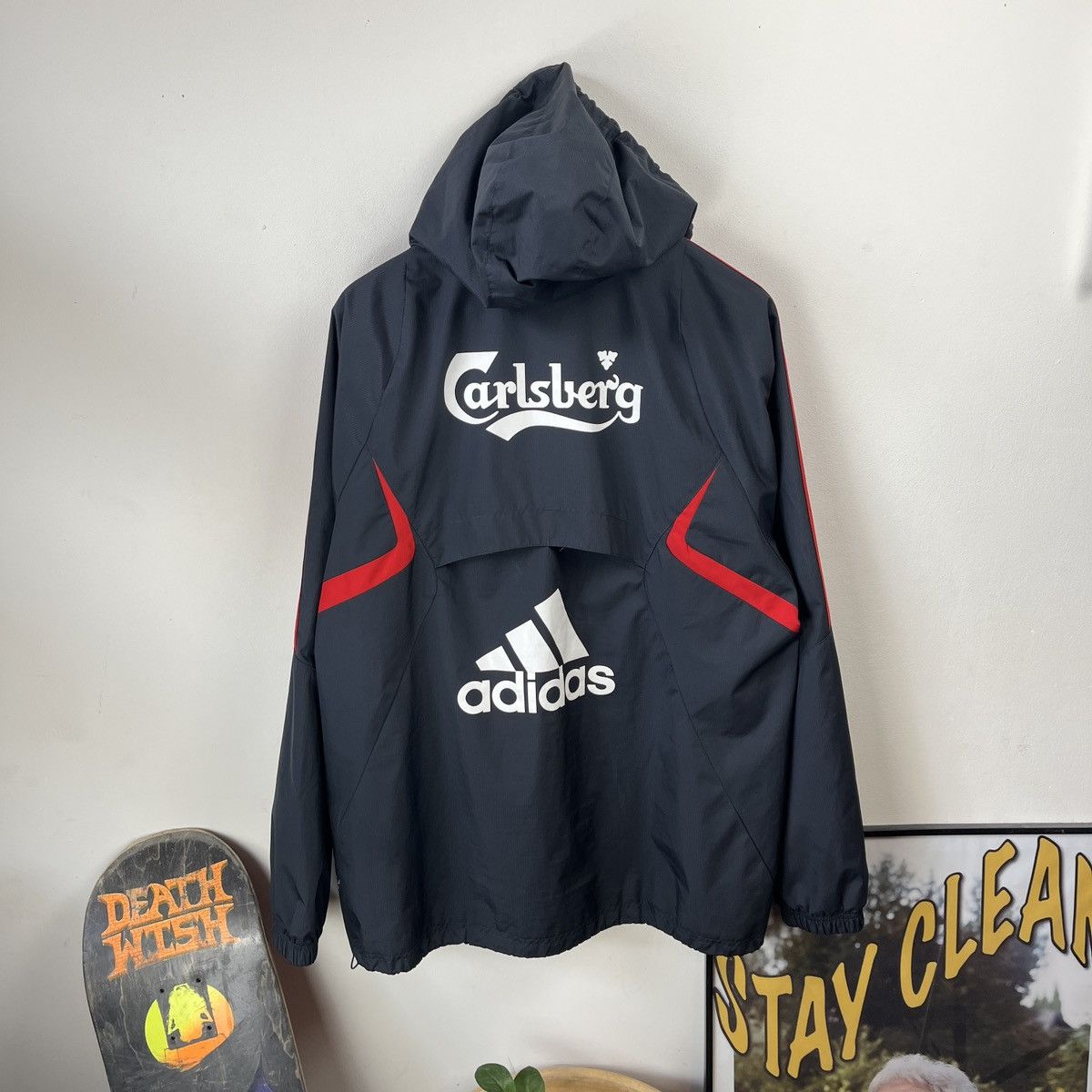 Adidas Adidas Liverpool Garlsberg Jacket Blockcore Soccer 2009 Size US L / EU 52-54 / 3 - 2 Thumbnail