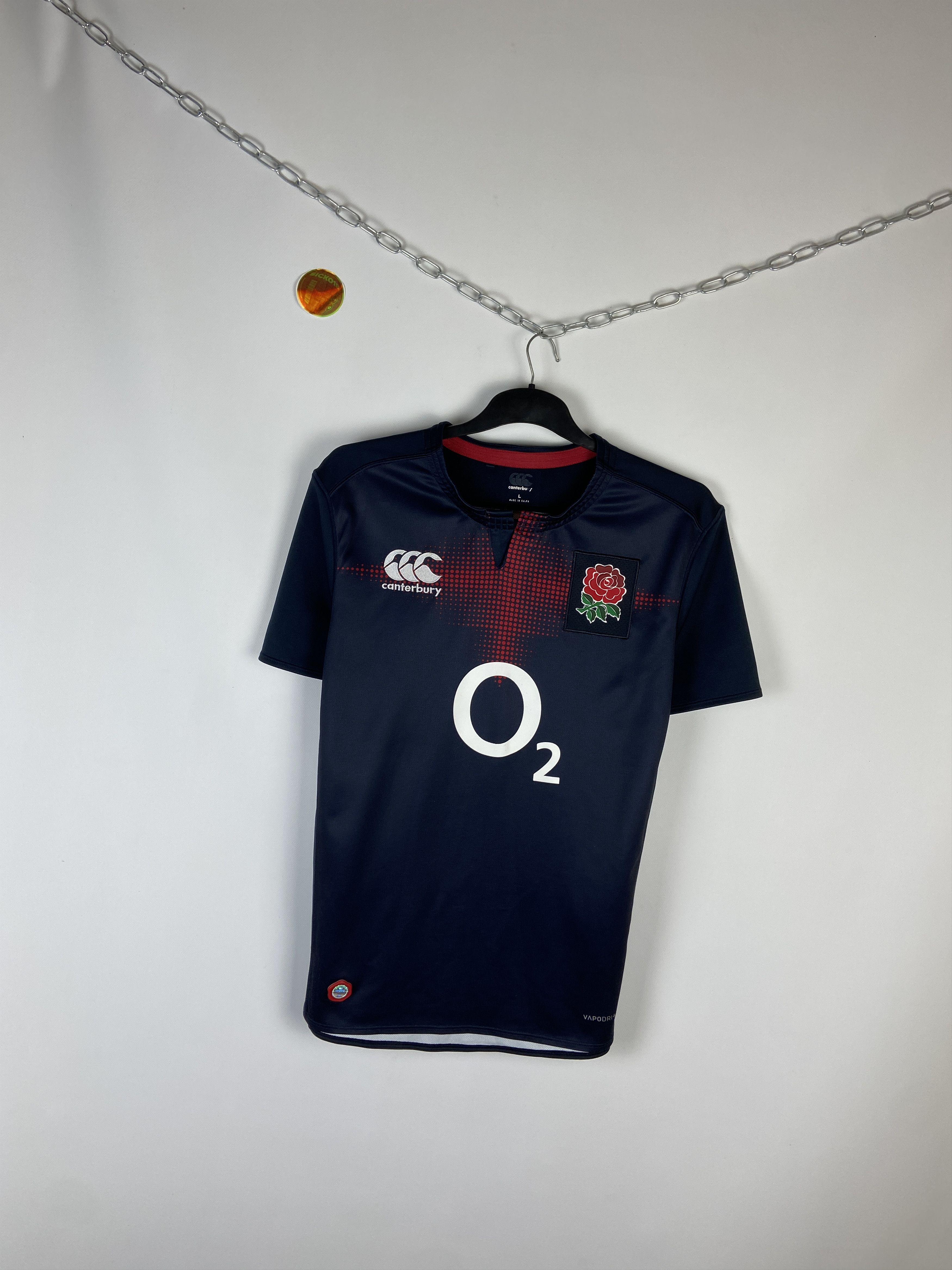 Canterbury of New Zealand × Vintage Canterbury O2 England National Team Rugby Jersey Size US XL / EU 56 / 4 - 2 Thumbnail