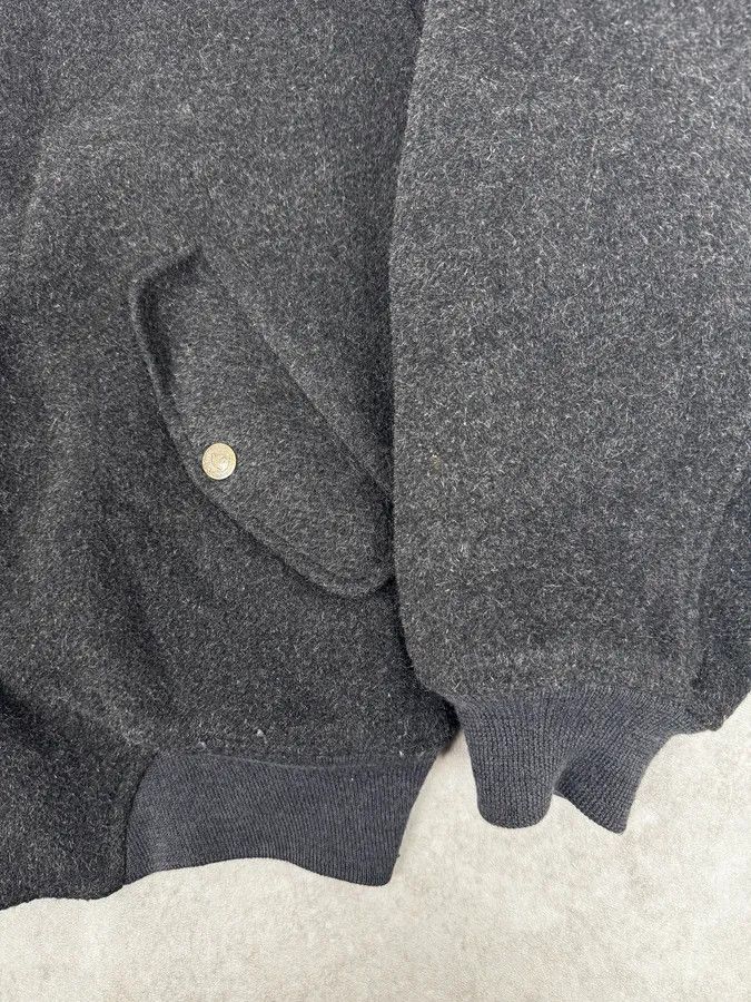 Moschino 1990s Moschino Grey Wool Bomber Jacket Size US L / EU 52-54 / 3 - 8 Thumbnail